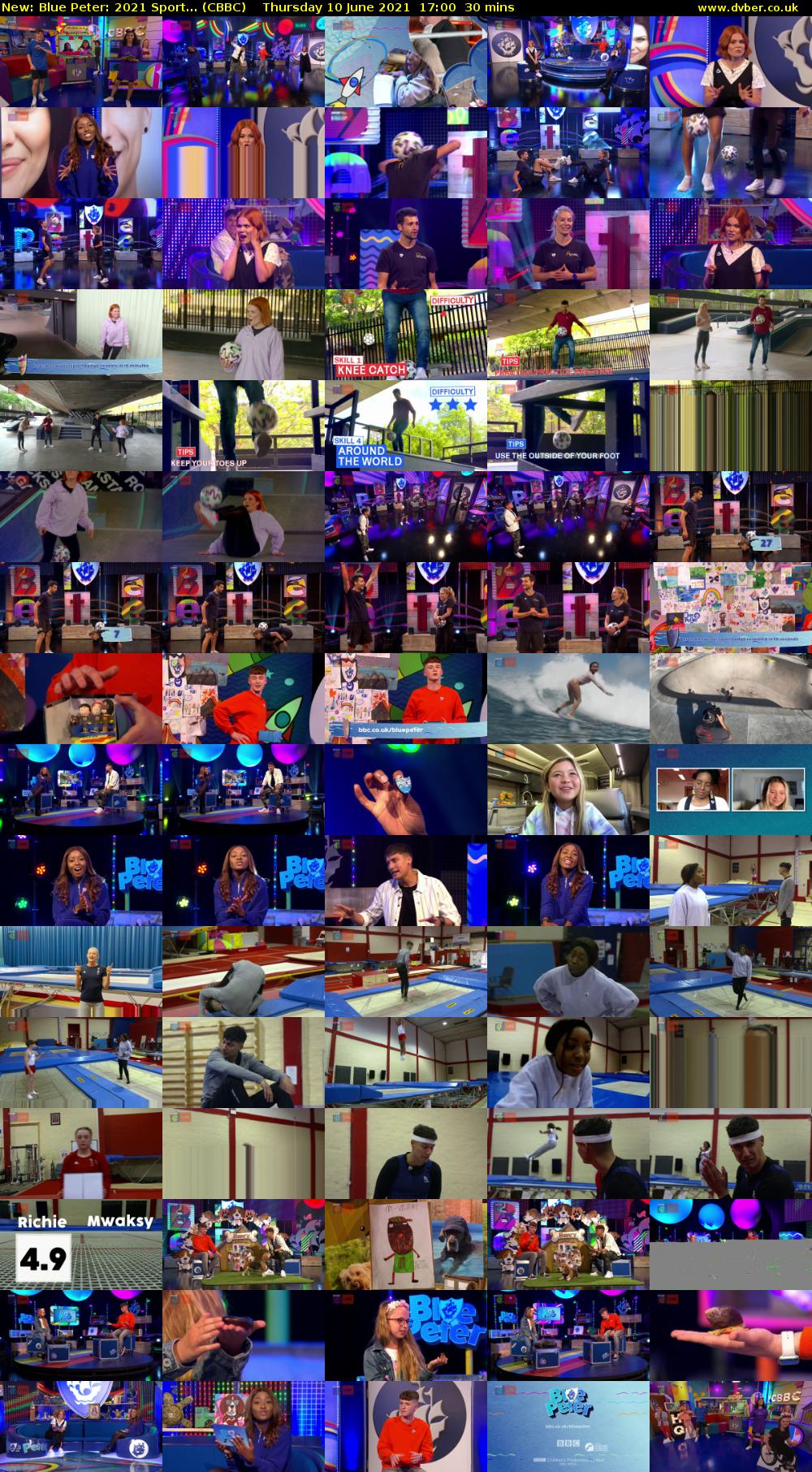 Blue Peter: 2021 Sport... (CBBC) Thursday 10 June 2021 17:00 - 17:30