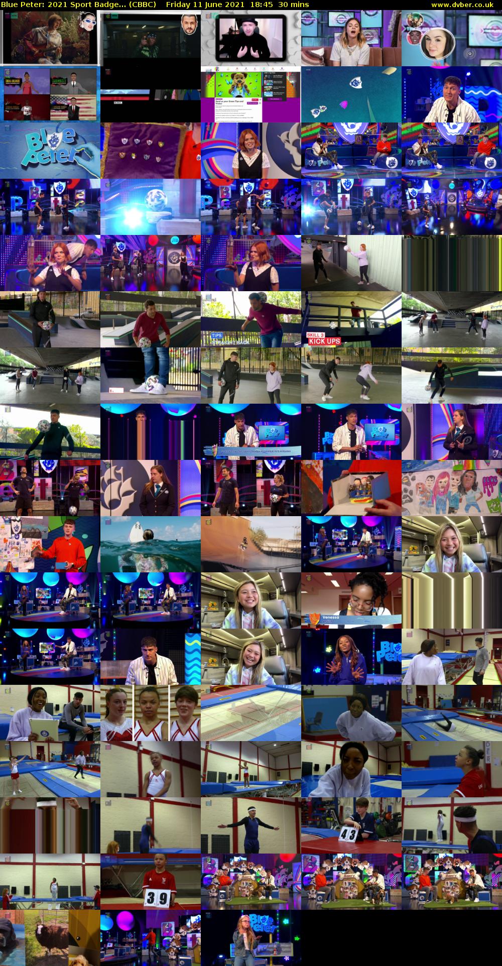 Blue Peter: 2021 Sport Badge... (CBBC) Friday 11 June 2021 18:45 - 19:15