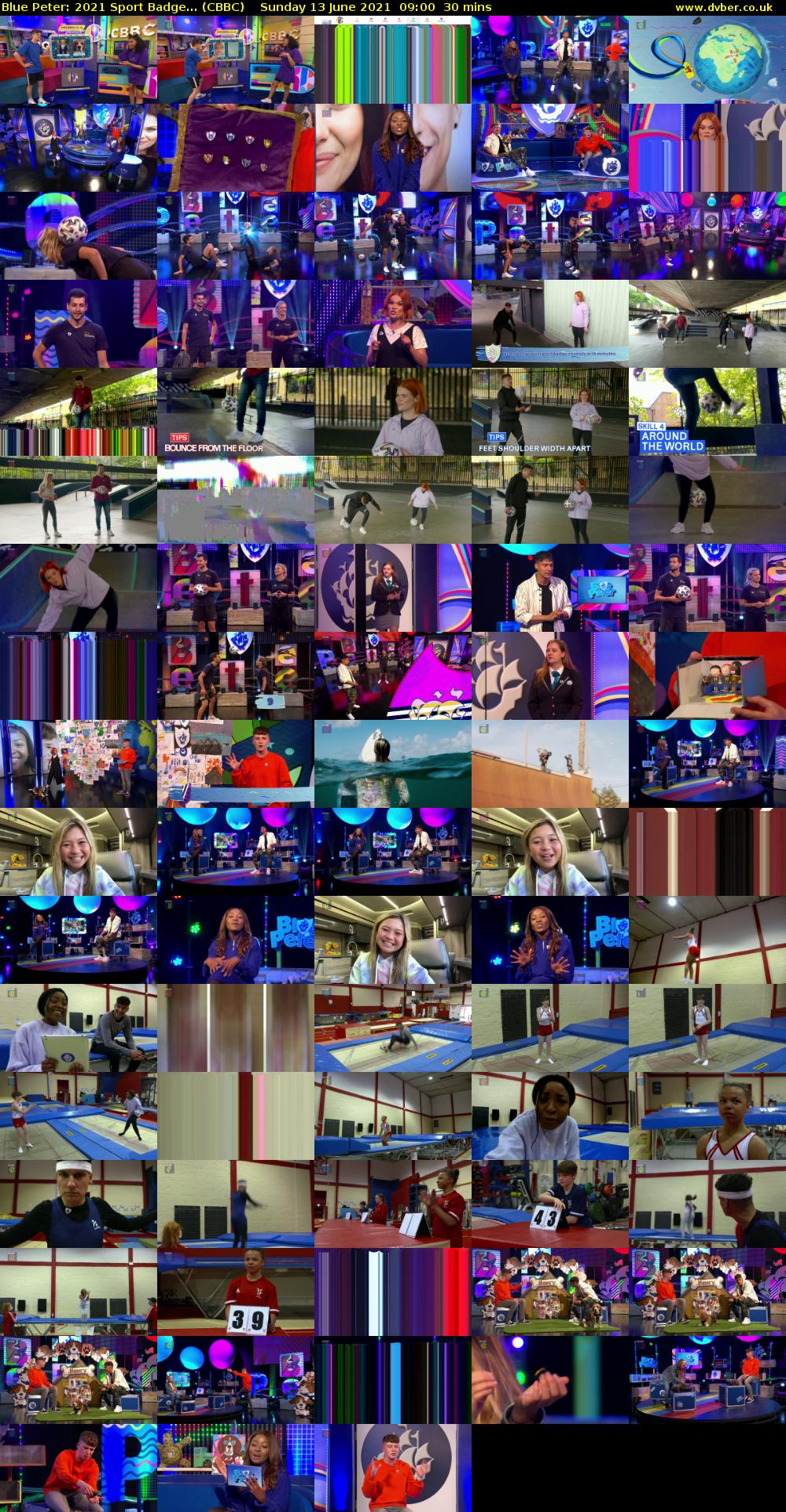 Blue Peter: 2021 Sport Badge... (CBBC) Sunday 13 June 2021 09:00 - 09:30