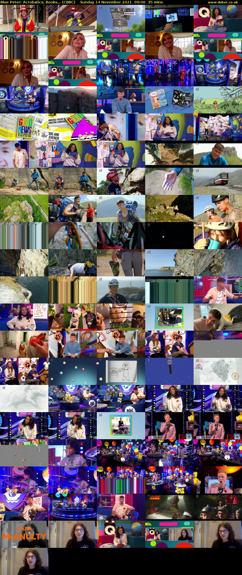 Blue Peter: Acrobatics, Books... (CBBC) Sunday 14 November 2021 09:00 - 09:35