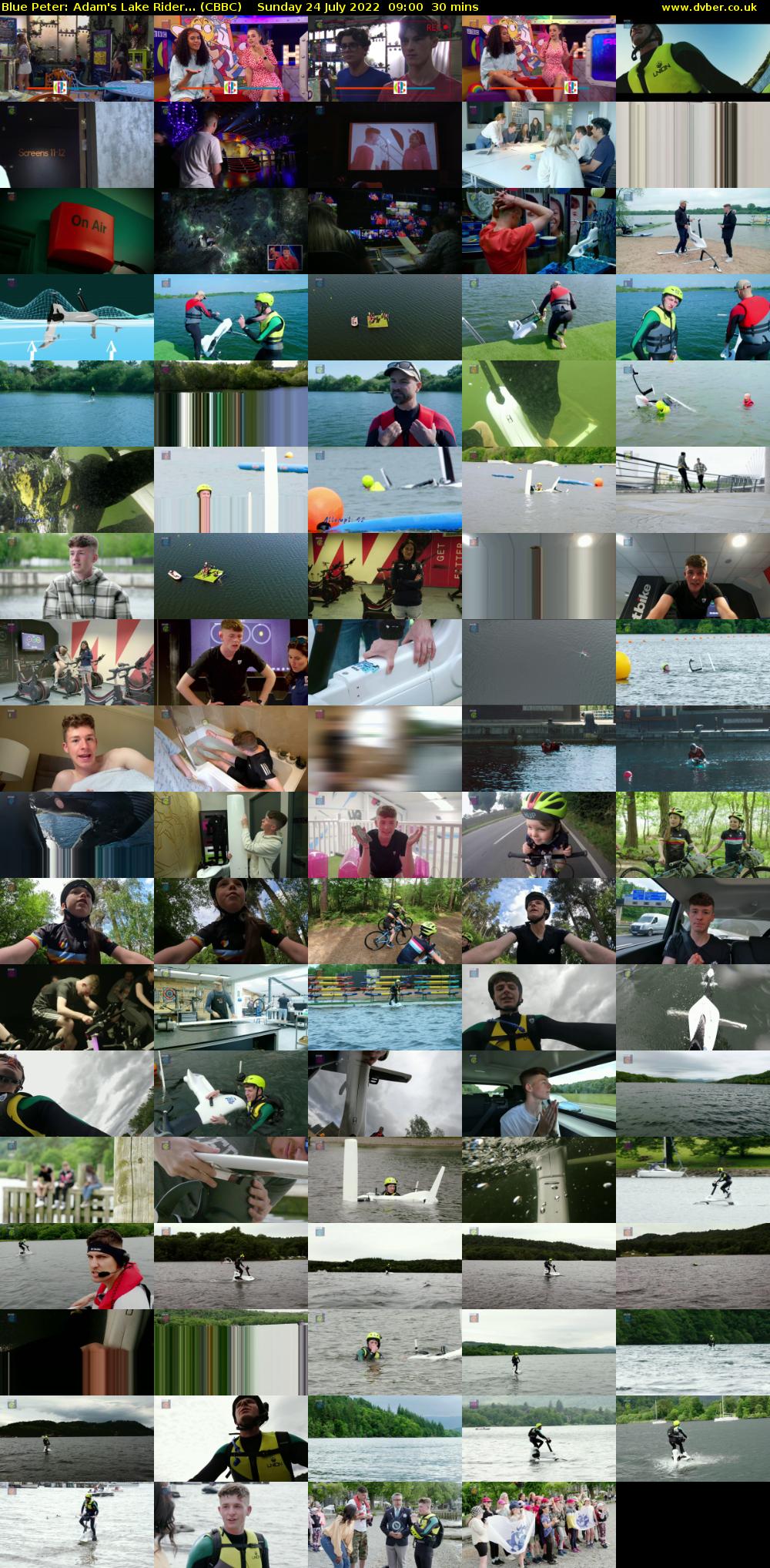 Blue Peter: Adam's Lake Rider... (CBBC) Sunday 24 July 2022 09:00 - 09:30