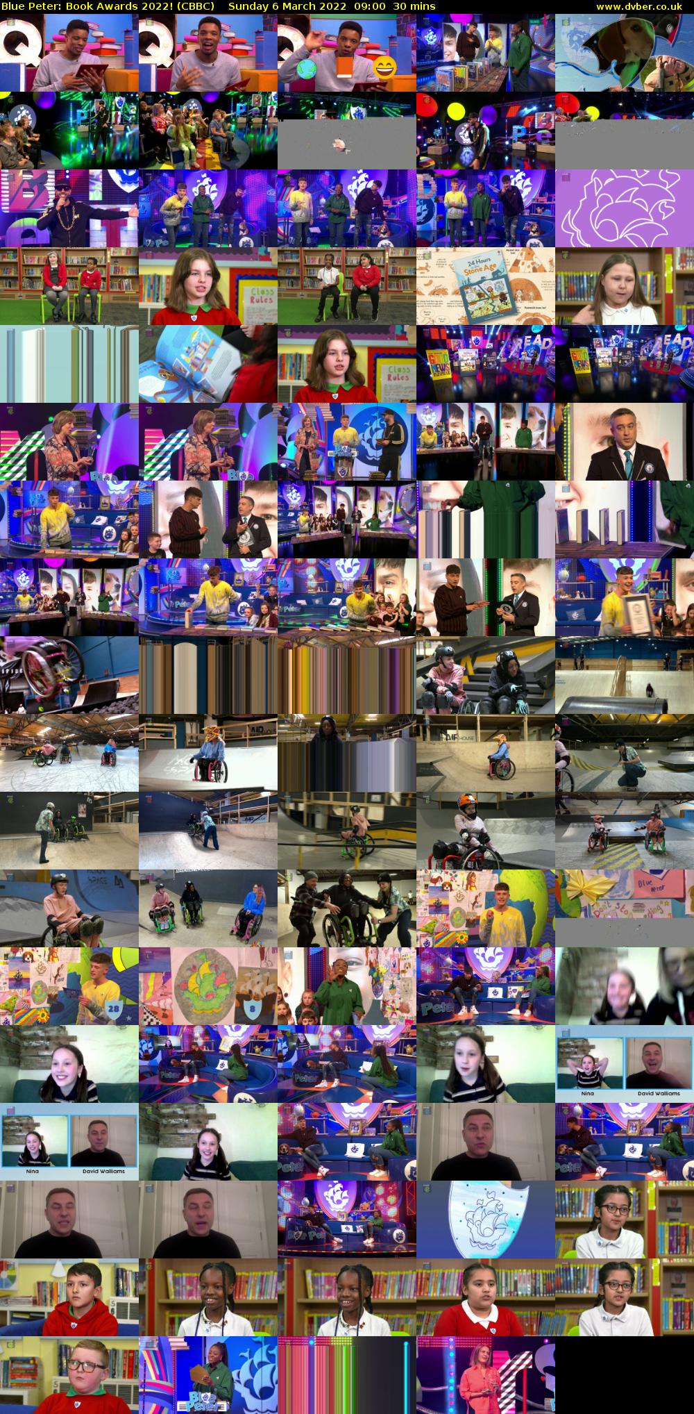 Blue Peter: Book Awards 2022! (CBBC) Sunday 6 March 2022 09:00 - 09:30