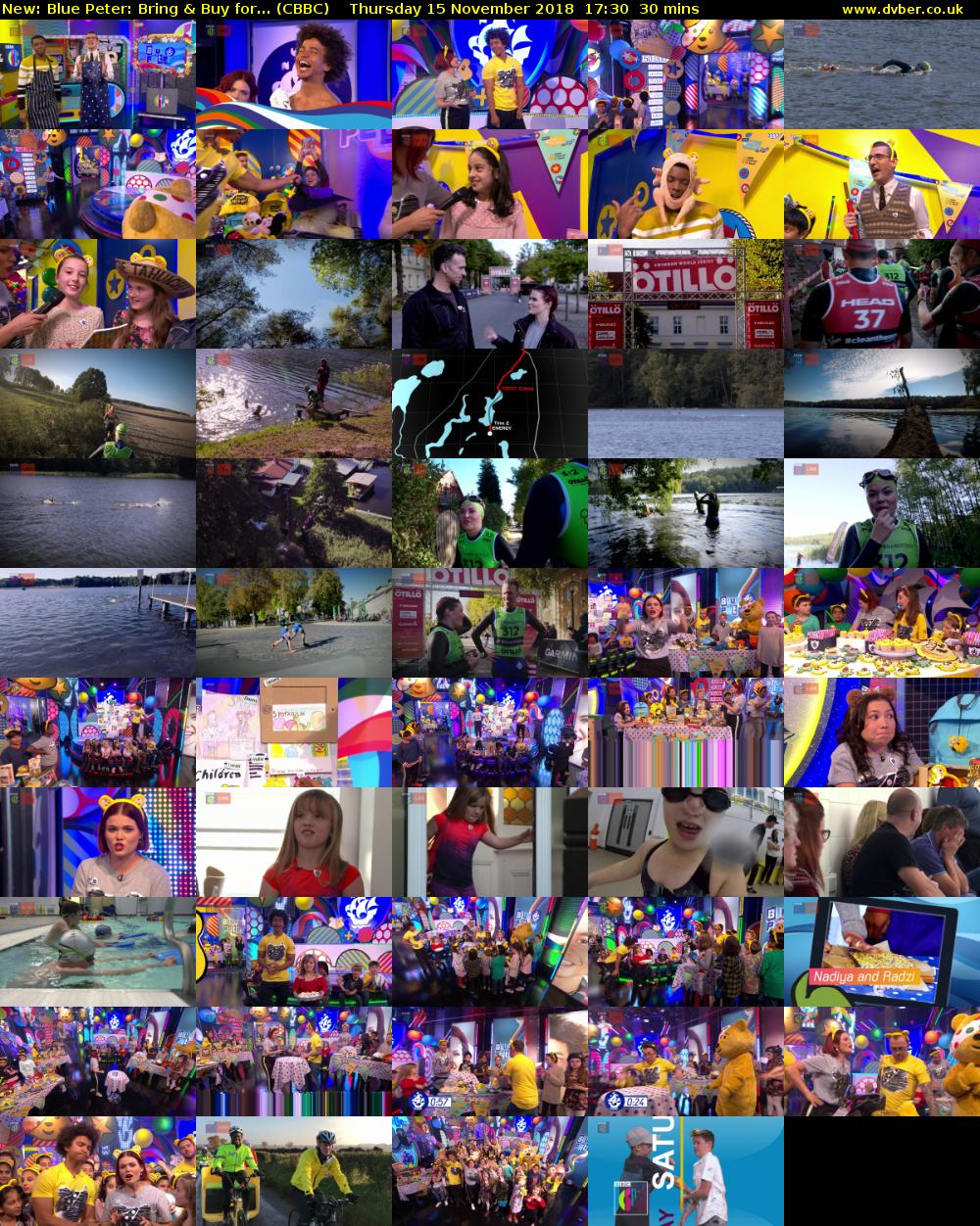 Blue Peter: Bring & Buy for... (CBBC) Thursday 15 November 2018 17:30 - 18:00