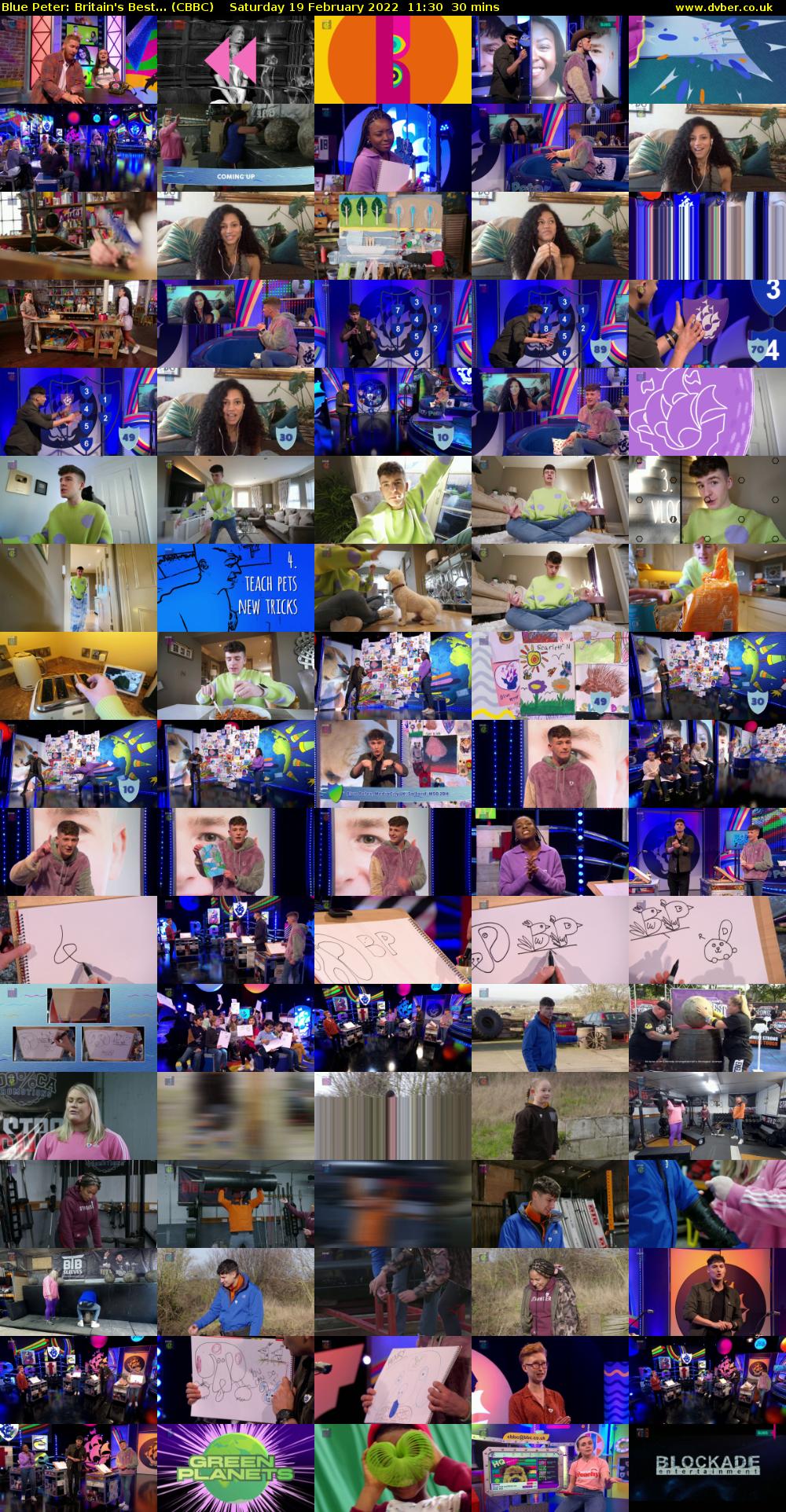 Blue Peter: Britain's Best... (CBBC) Saturday 19 February 2022 11:30 - 12:00