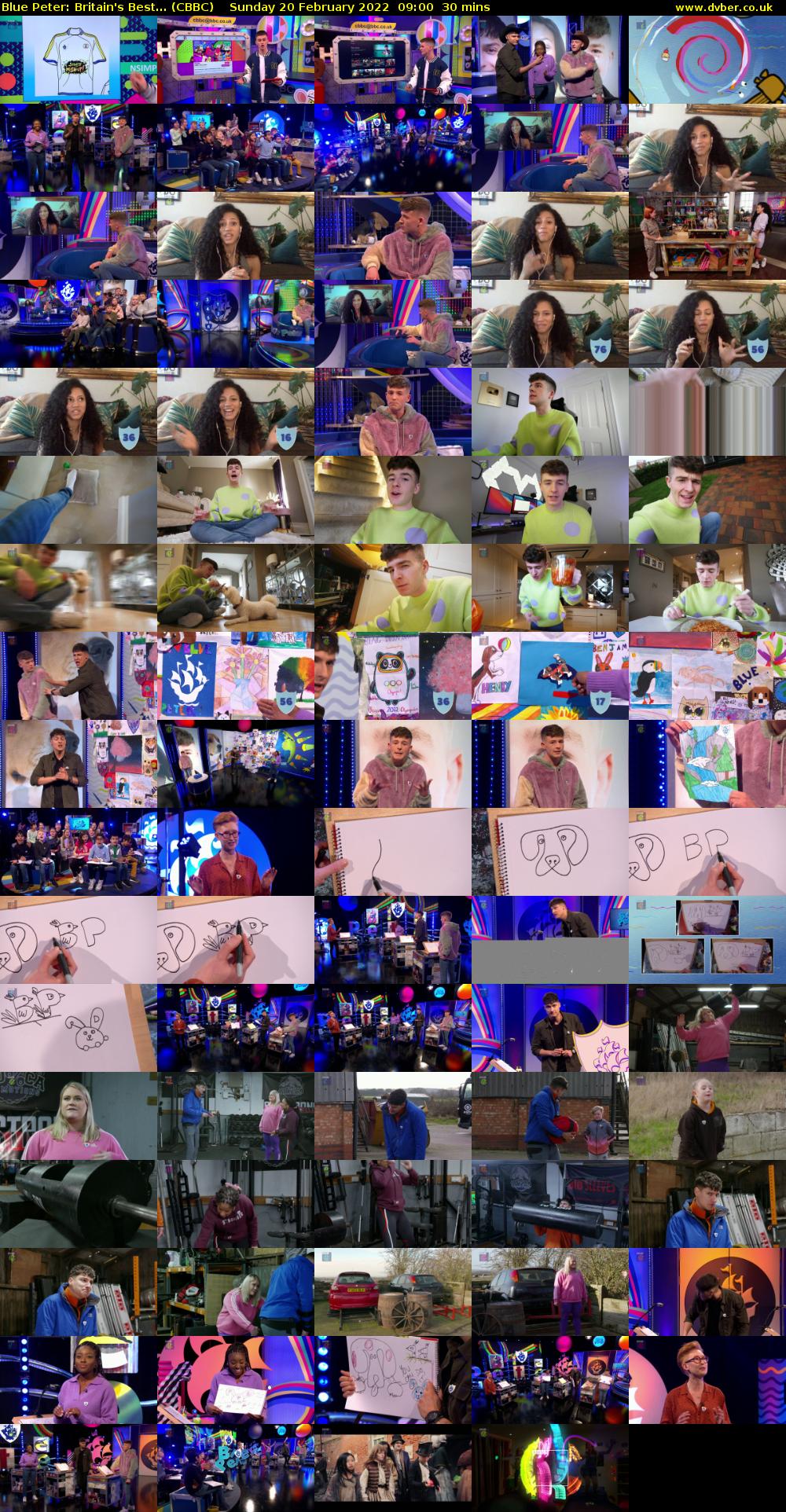 Blue Peter: Britain's Best... (CBBC) Sunday 20 February 2022 09:00 - 09:30