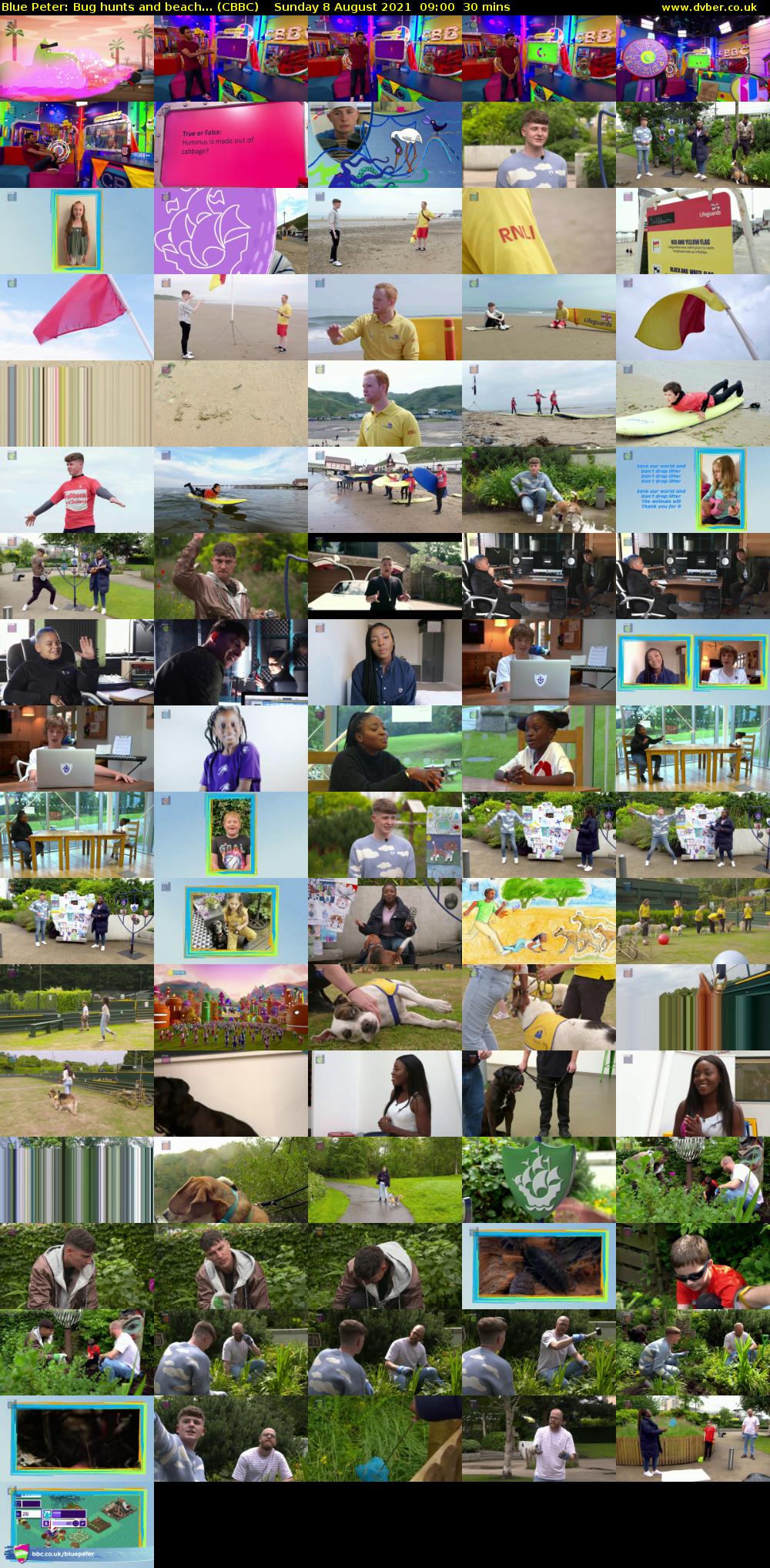 Blue Peter: Bug hunts and beach... (CBBC) Sunday 8 August 2021 09:00 - 09:30