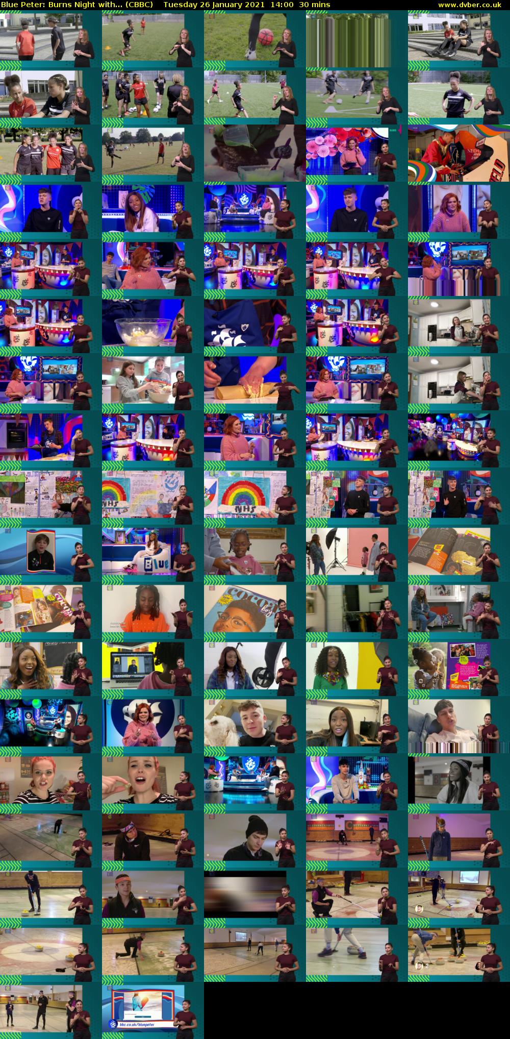 Blue Peter: Burns Night with... (CBBC) Tuesday 26 January 2021 14:00 - 14:30