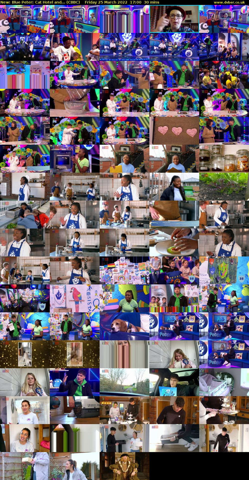 Blue Peter: Cat Hotel and... (CBBC) Friday 25 March 2022 17:00 - 17:30