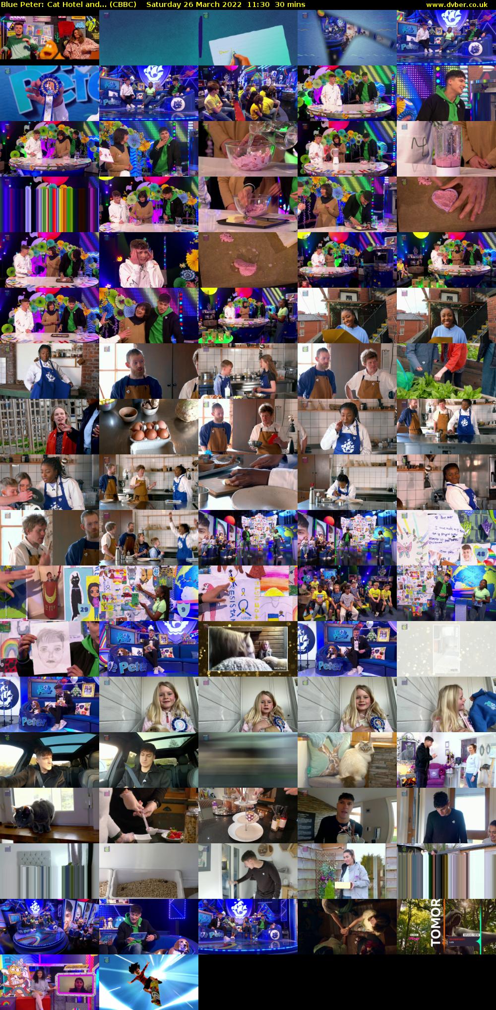 Blue Peter: Cat Hotel and... (CBBC) Saturday 26 March 2022 11:30 - 12:00