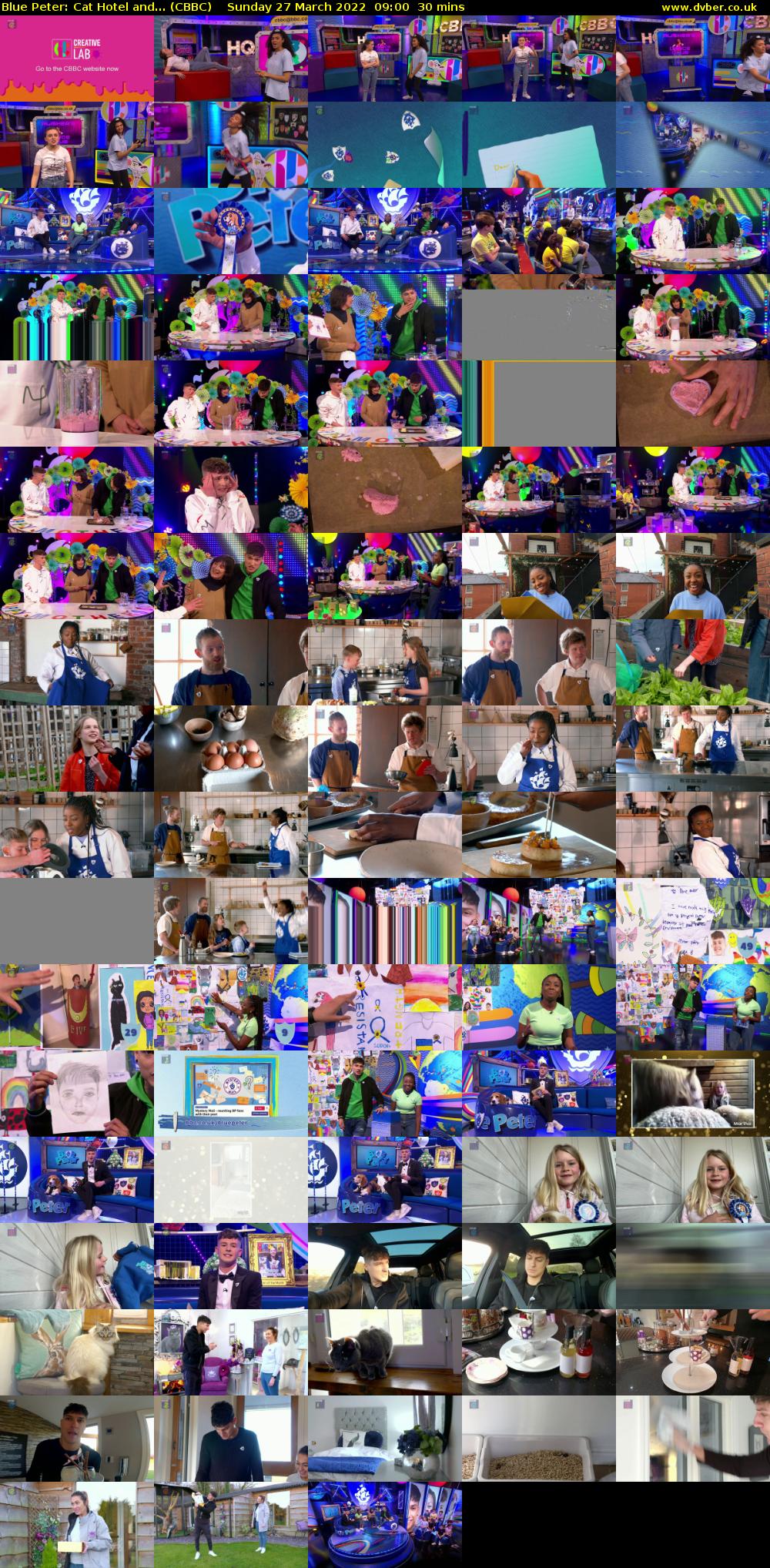 Blue Peter: Cat Hotel and... (CBBC) Sunday 27 March 2022 09:00 - 09:30