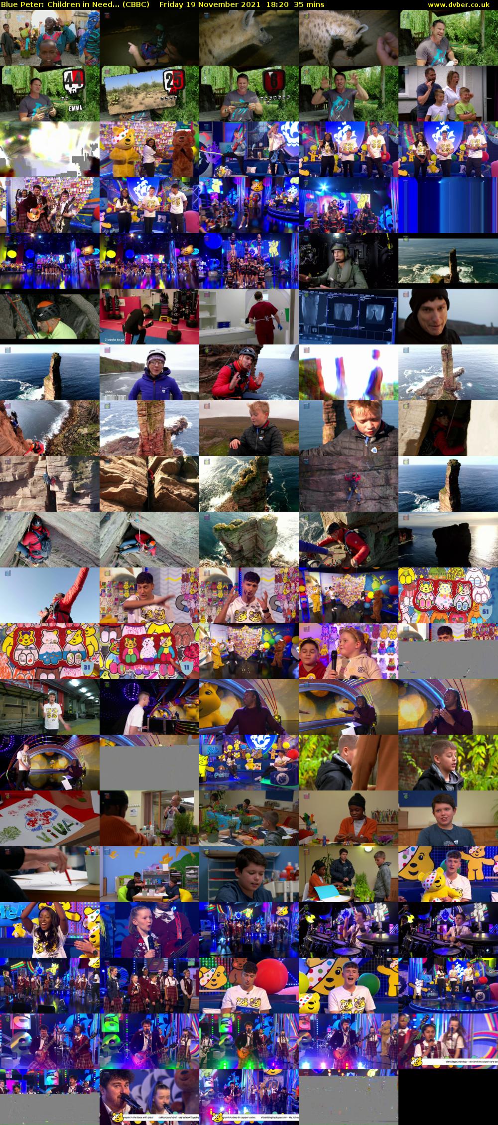 Blue Peter: Children in Need... (CBBC) Friday 19 November 2021 18:20 - 18:55