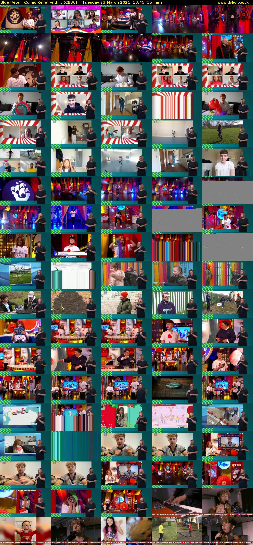Blue Peter: Comic Relief with... (CBBC) Tuesday 23 March 2021 13:45 - 14:20