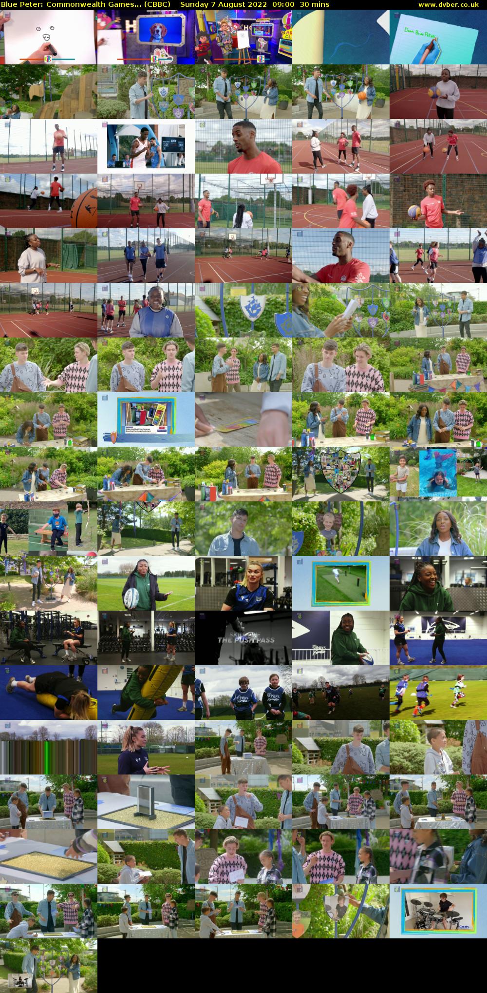 Blue Peter: Commonwealth Games... (CBBC) Sunday 7 August 2022 09:00 - 09:30