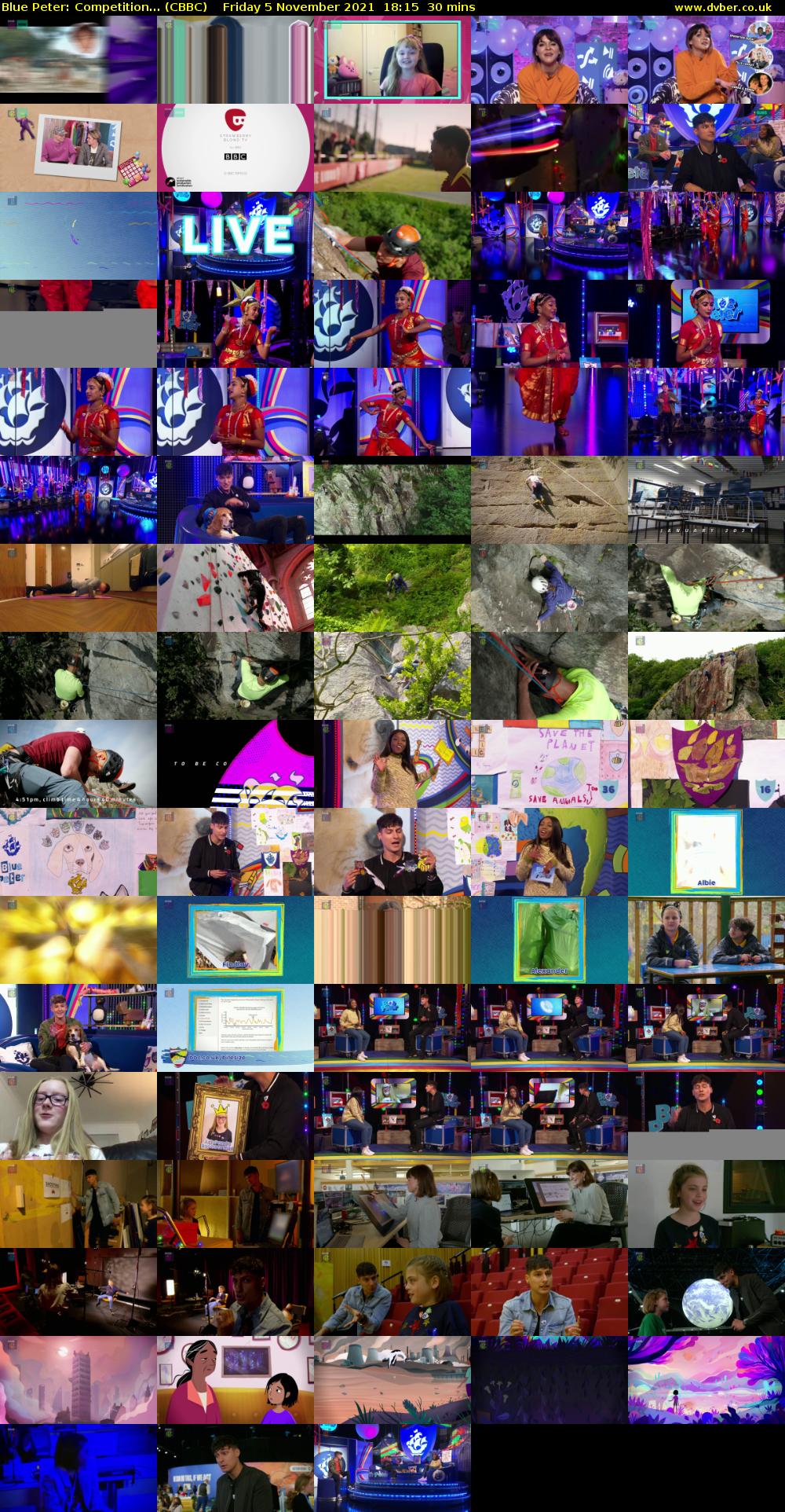 Blue Peter: Competition... (CBBC) Friday 5 November 2021 18:15 - 18:45