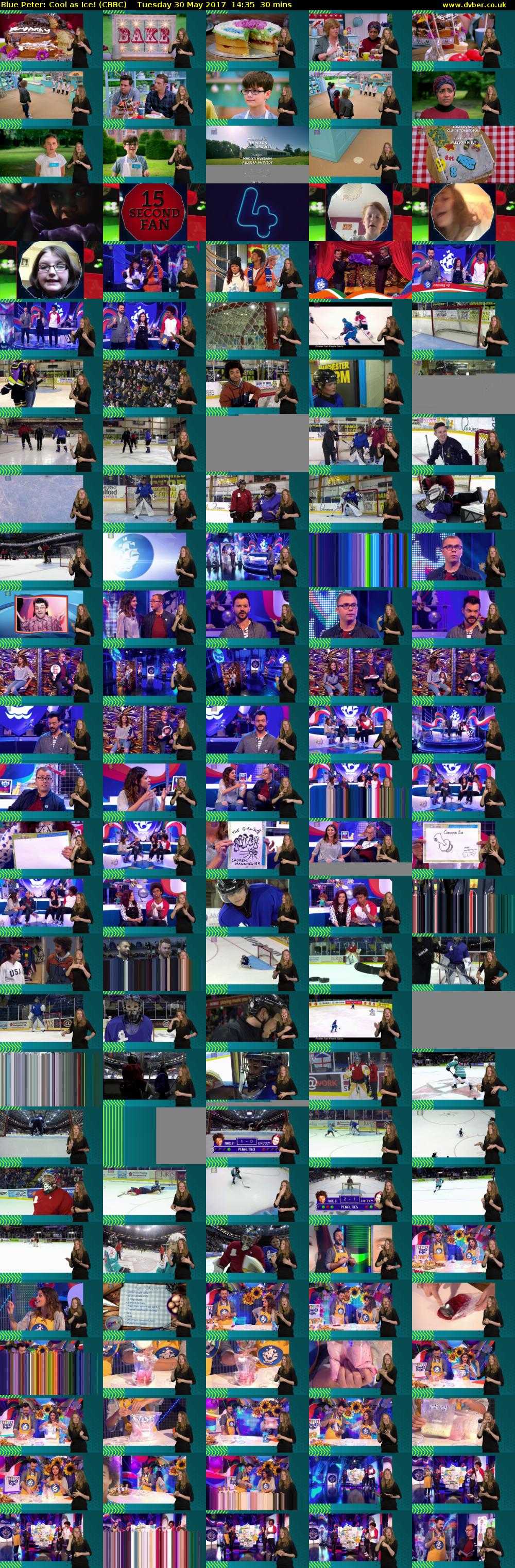 Blue Peter: Cool as Ice! (CBBC) Tuesday 30 May 2017 14:35 - 15:05