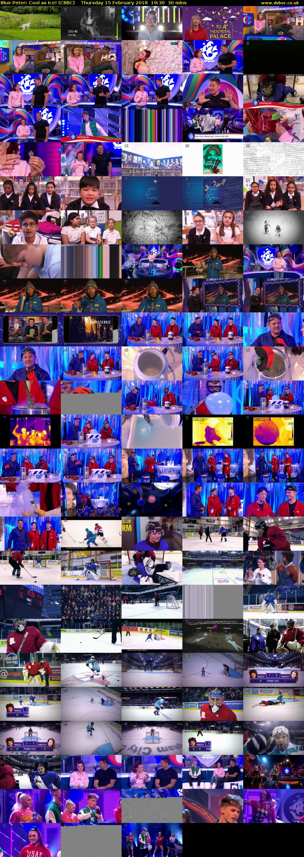 Blue Peter: Cool as Ice! (CBBC) Thursday 15 February 2018 19:30 - 20:00
