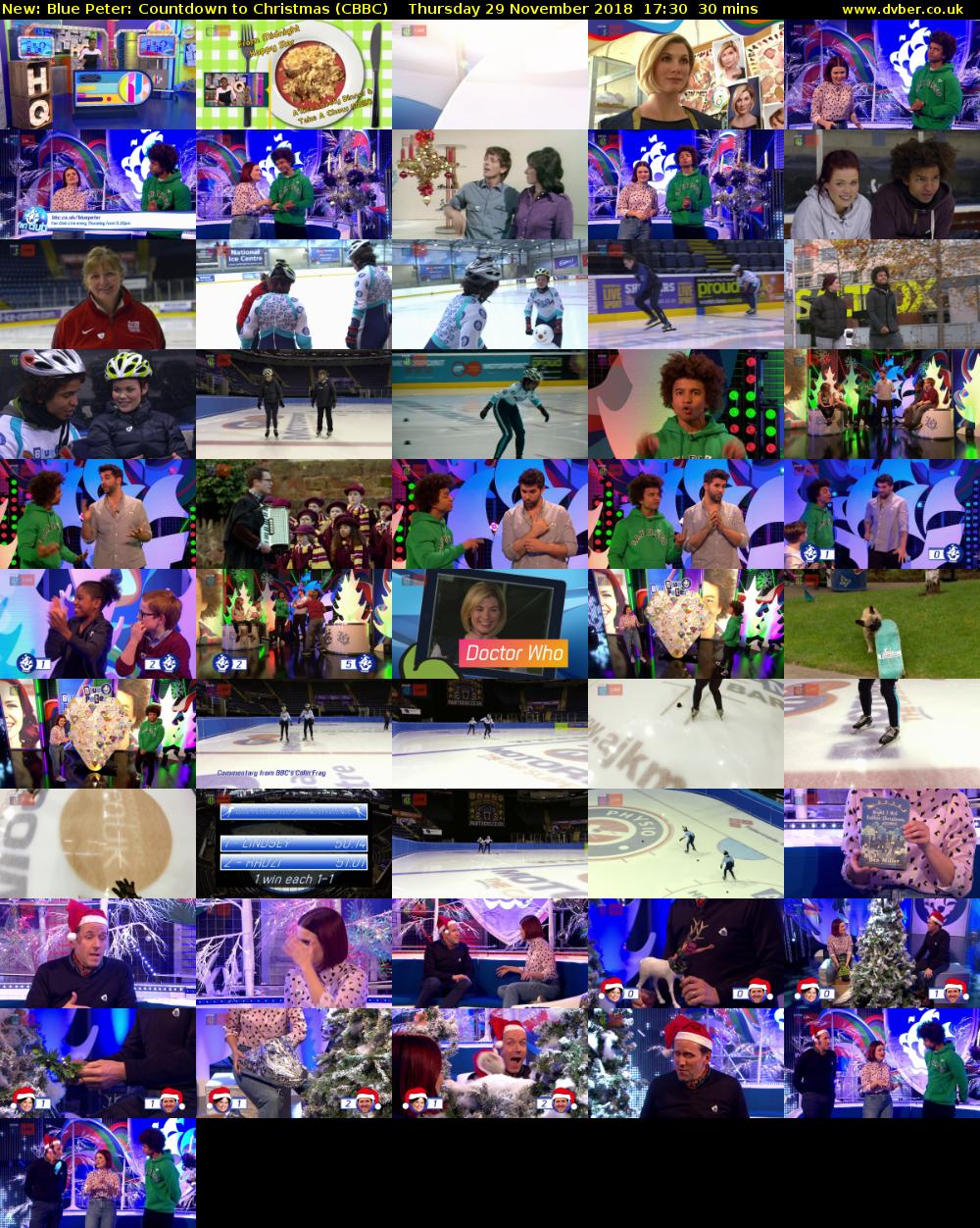 Blue Peter: Countdown to Christmas (CBBC) Thursday 29 November 2018 17:30 - 18:00