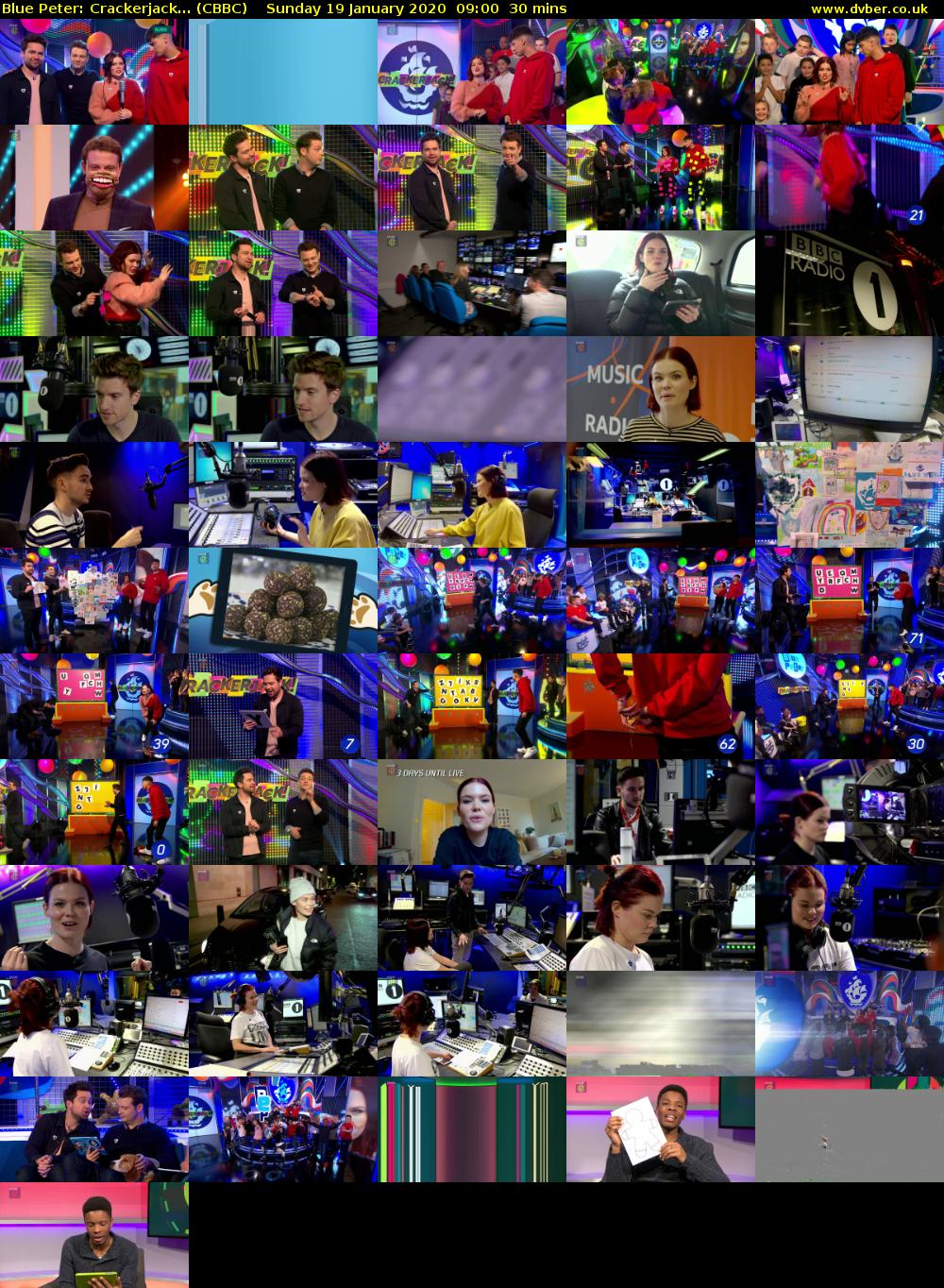 Blue Peter: Crackerjack... (CBBC) Sunday 19 January 2020 09:00 - 09:30