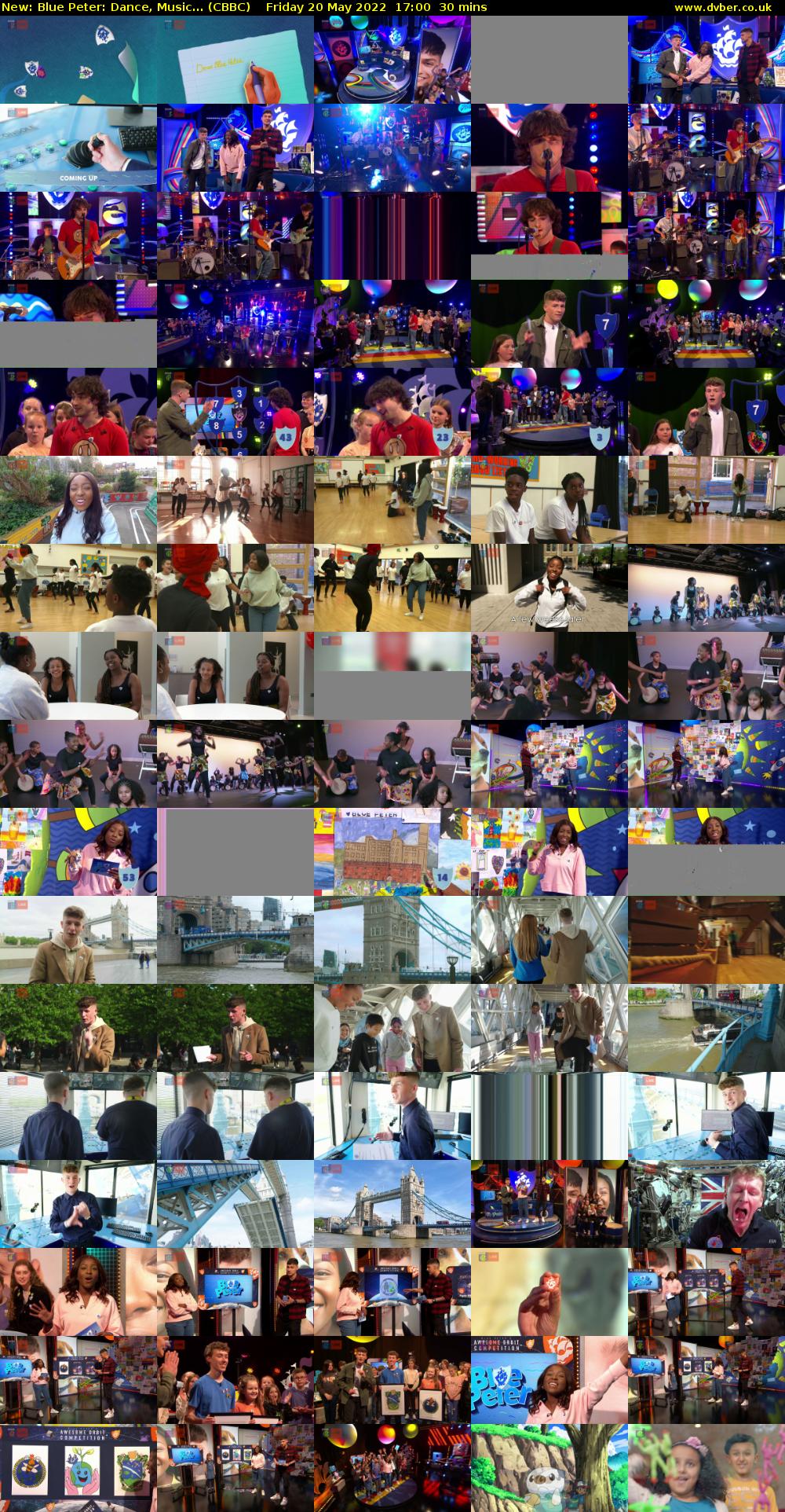 Blue Peter: Dance, Music... (CBBC) Friday 20 May 2022 17:00 - 17:30