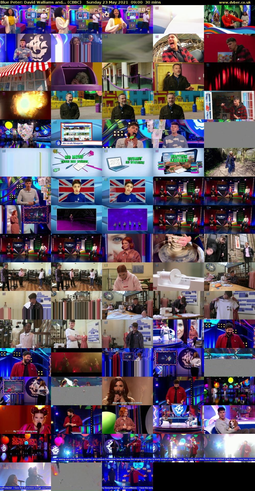 Blue Peter: David Walliams and... (CBBC) Sunday 23 May 2021 09:00 - 09:30