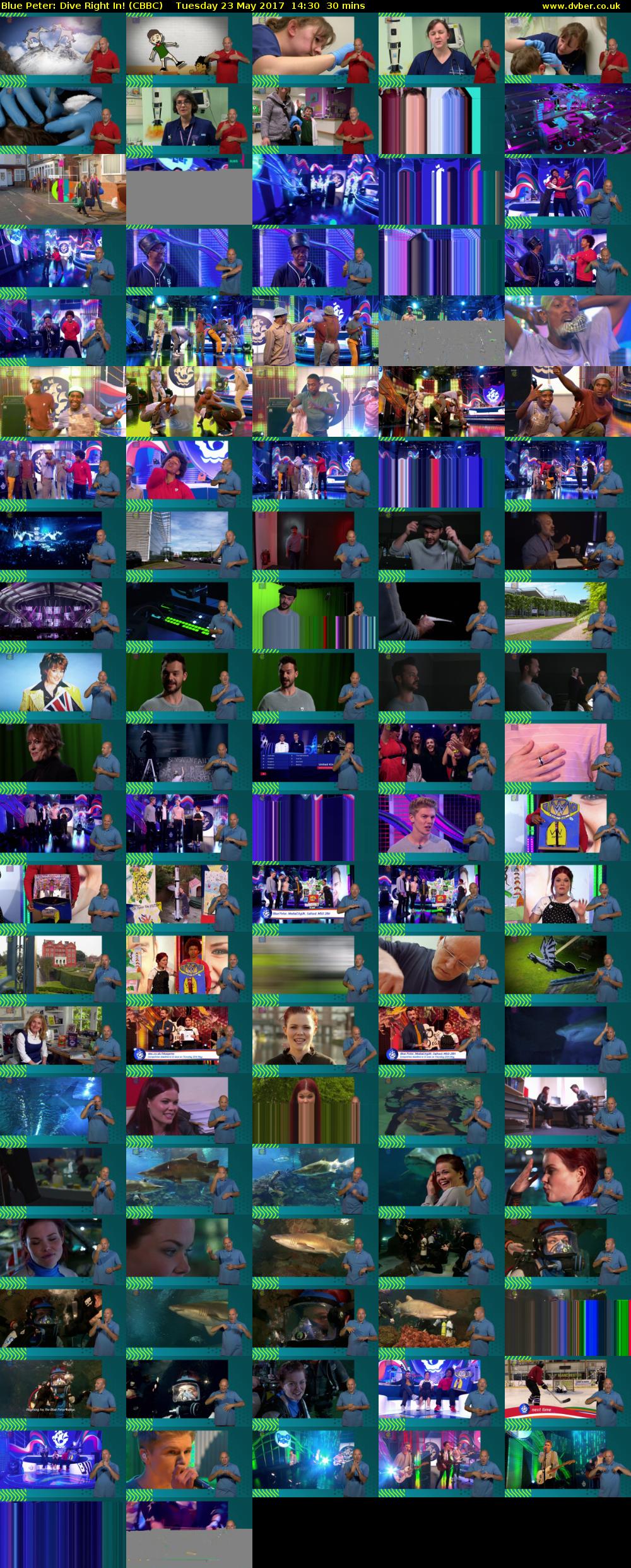 Blue Peter: Dive Right In! (CBBC) Tuesday 23 May 2017 14:30 - 15:00
