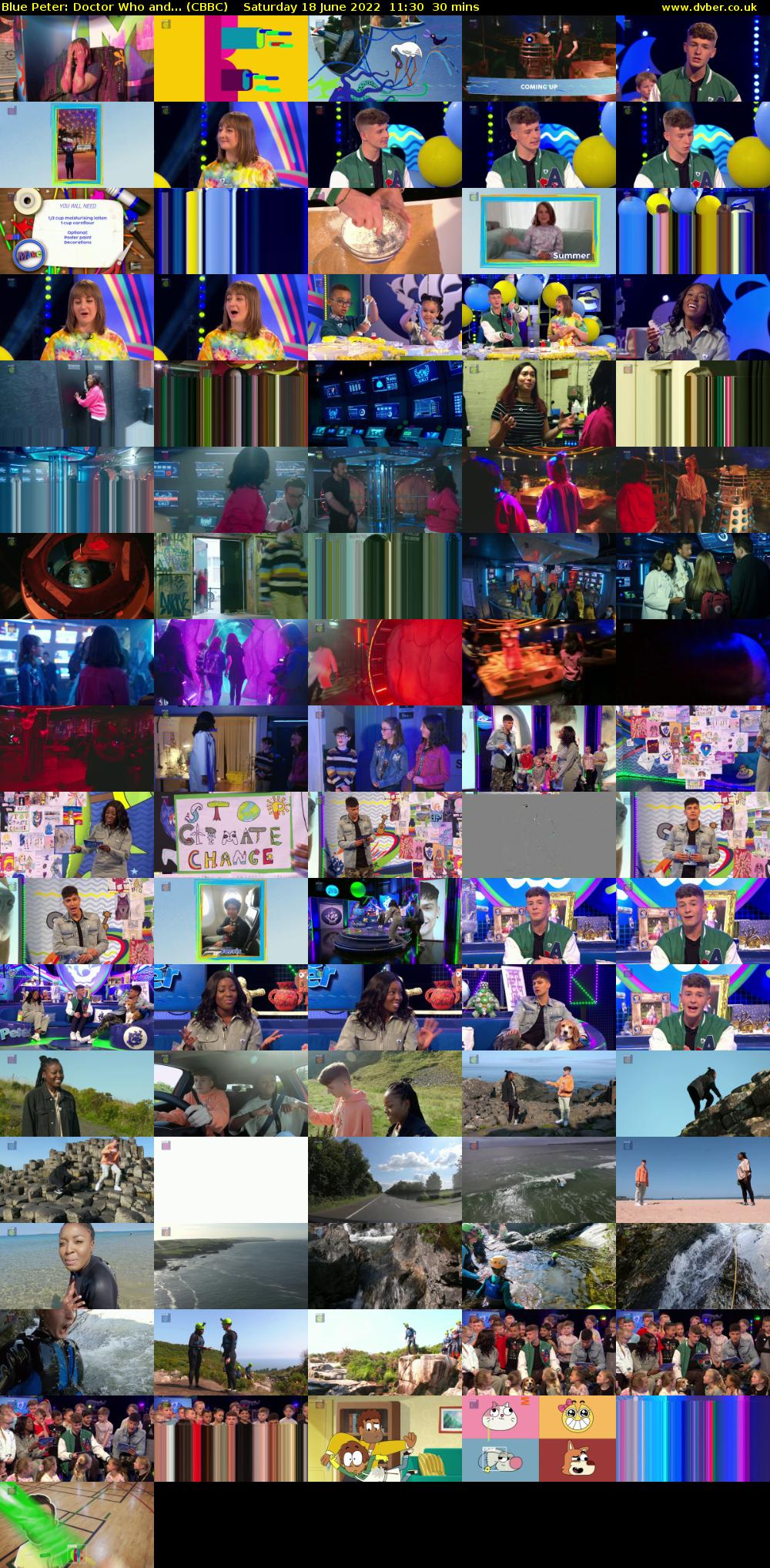 Blue Peter: Doctor Who and... (CBBC) Saturday 18 June 2022 11:30 - 12:00