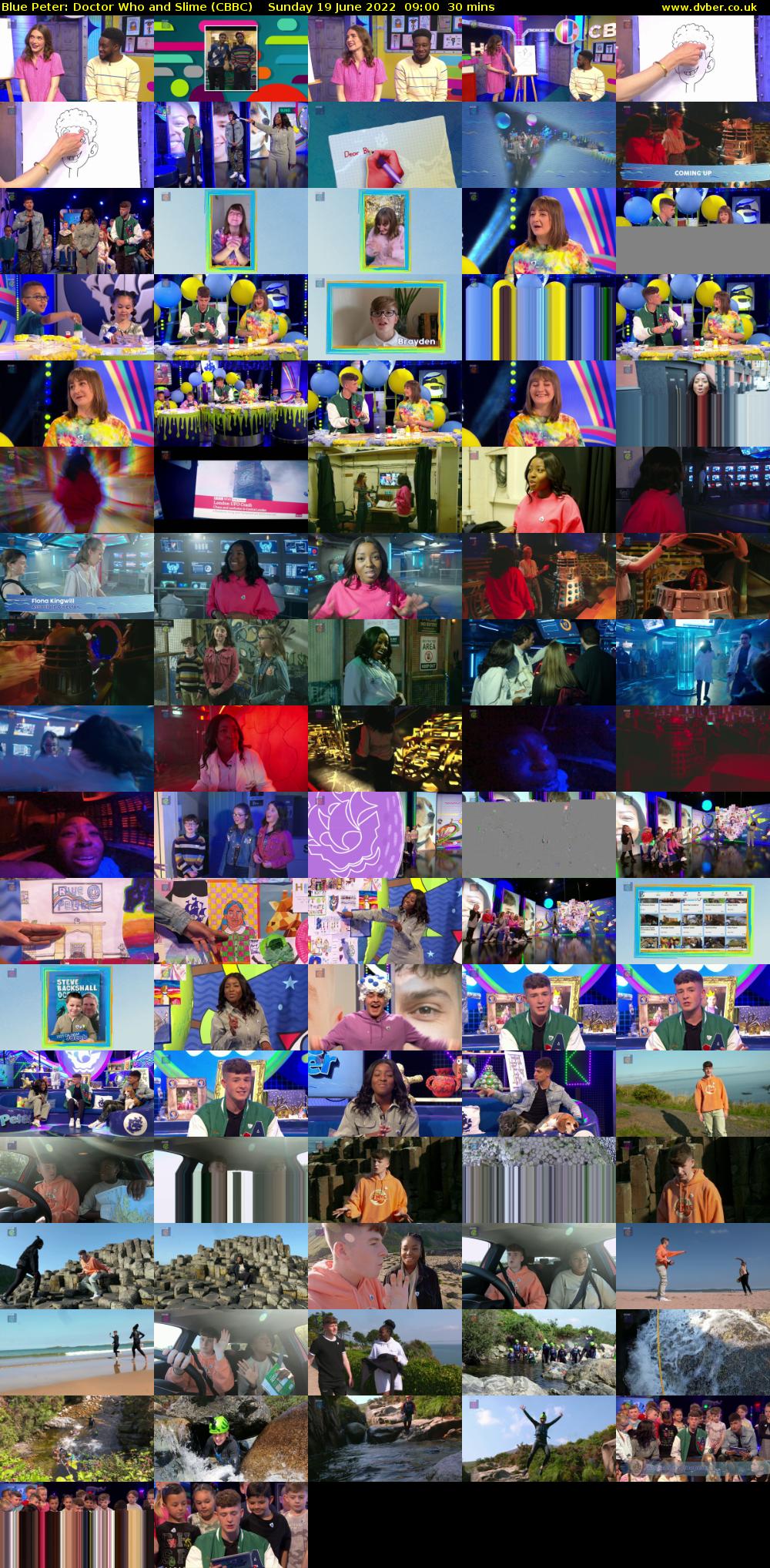 Blue Peter: Doctor Who and Slime (CBBC) Sunday 19 June 2022 09:00 - 09:30
