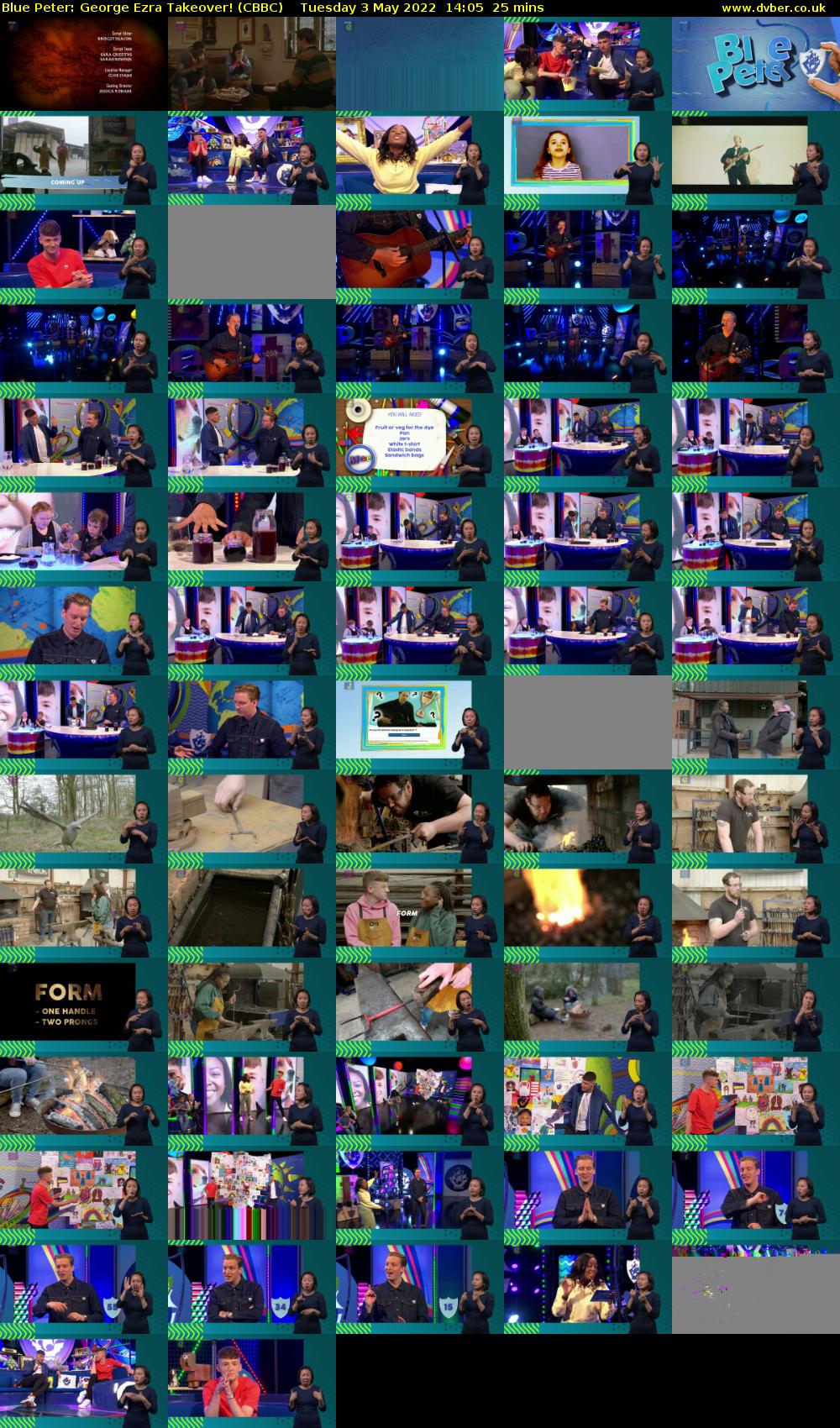 Blue Peter: George Ezra Takeover! (CBBC) Tuesday 3 May 2022 14:05 - 14:30