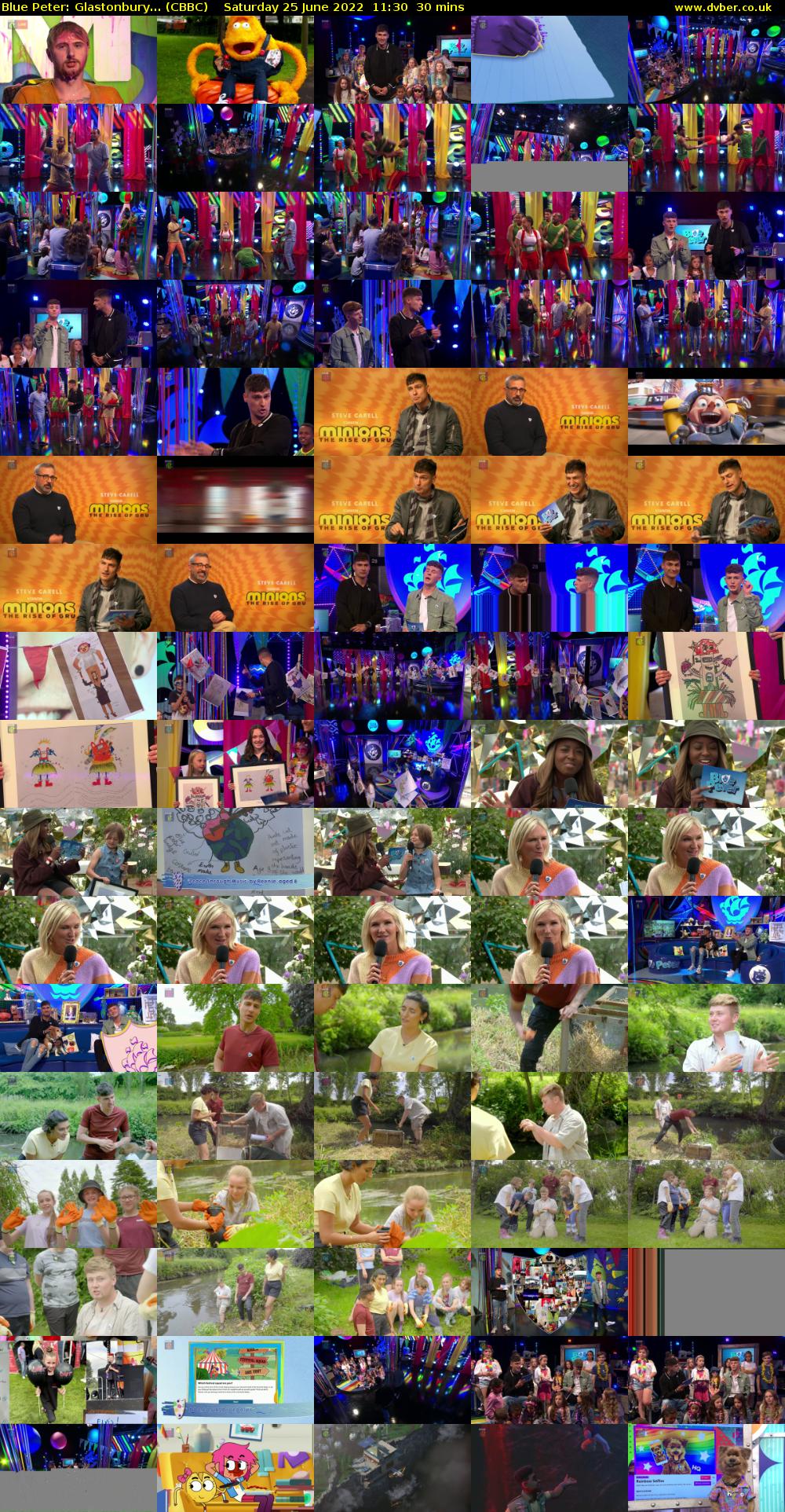Blue Peter: Glastonbury... (CBBC) Saturday 25 June 2022 11:30 - 12:00
