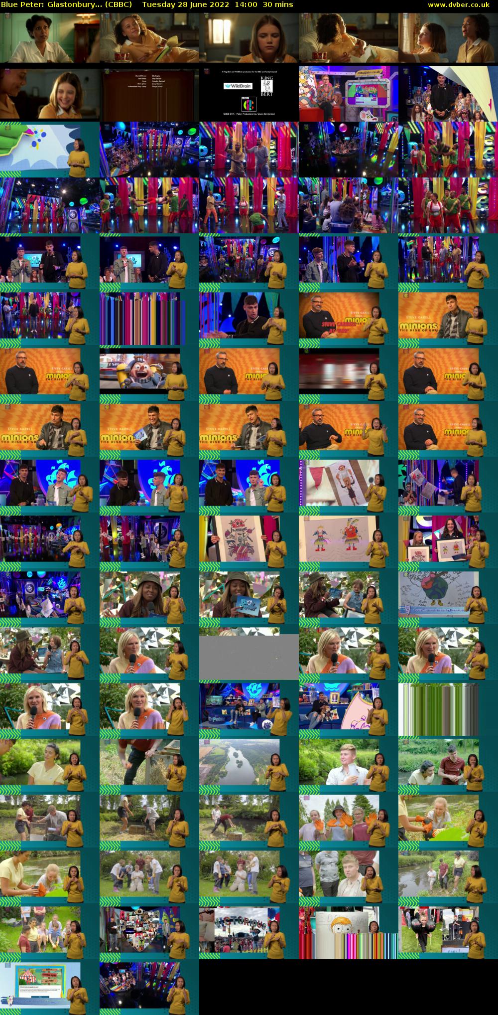 Blue Peter: Glastonbury... (CBBC) Tuesday 28 June 2022 14:00 - 14:30