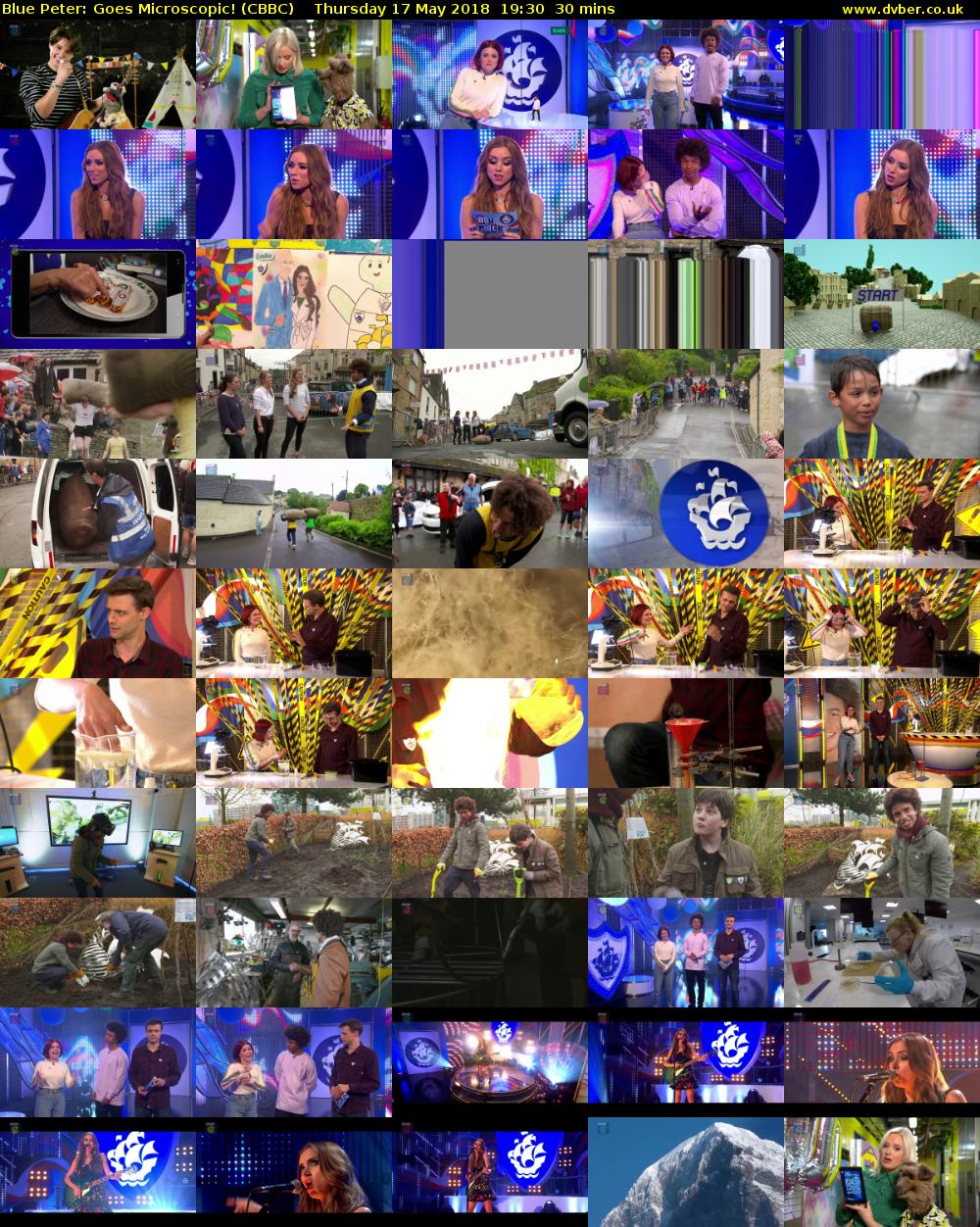 Blue Peter: Goes Microscopic! (CBBC) Thursday 17 May 2018 19:30 - 20:00