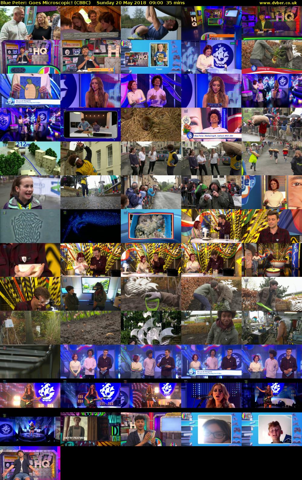 Blue Peter: Goes Microscopic! (CBBC) Sunday 20 May 2018 09:00 - 09:35