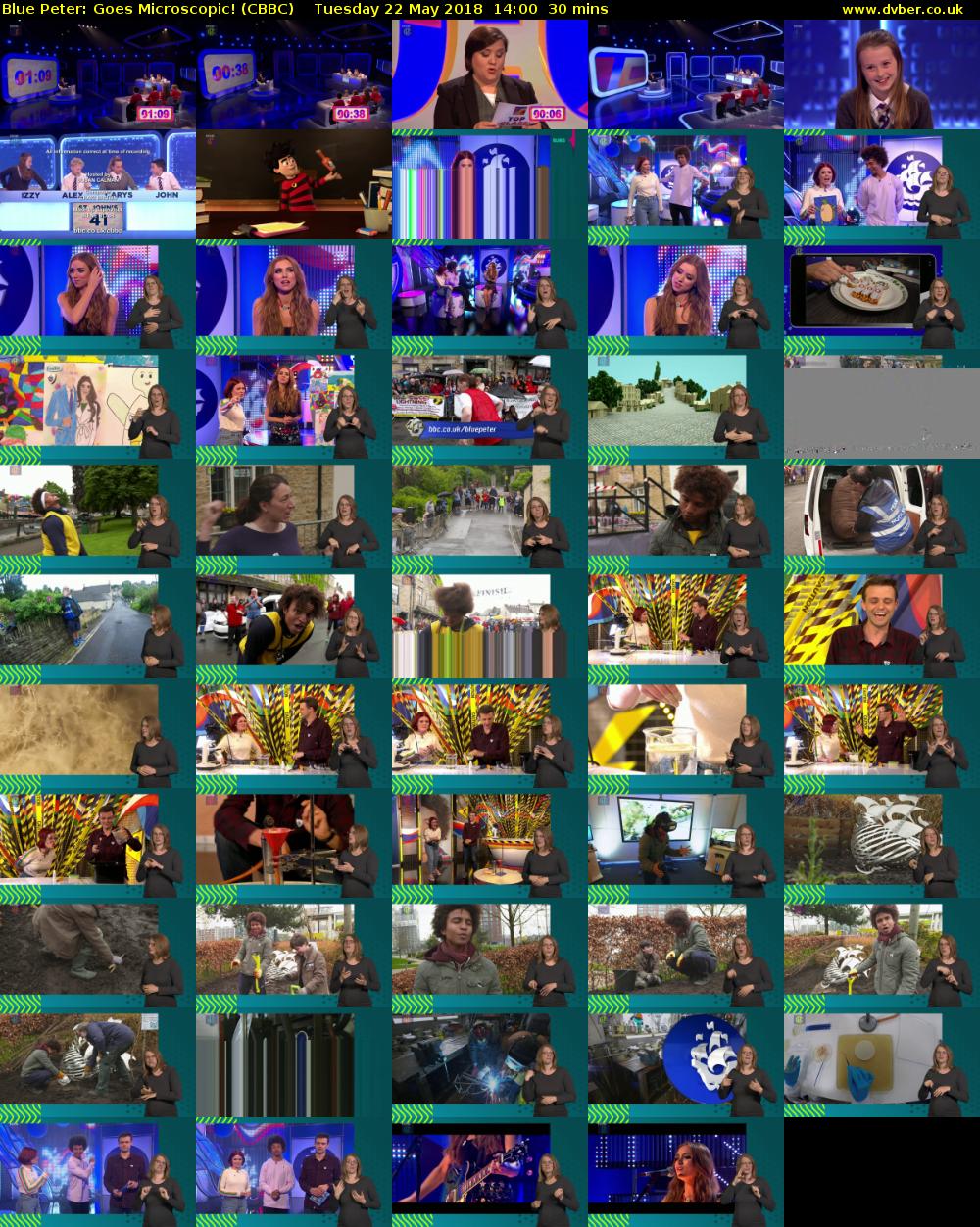 Blue Peter: Goes Microscopic! (CBBC) Tuesday 22 May 2018 14:00 - 14:30