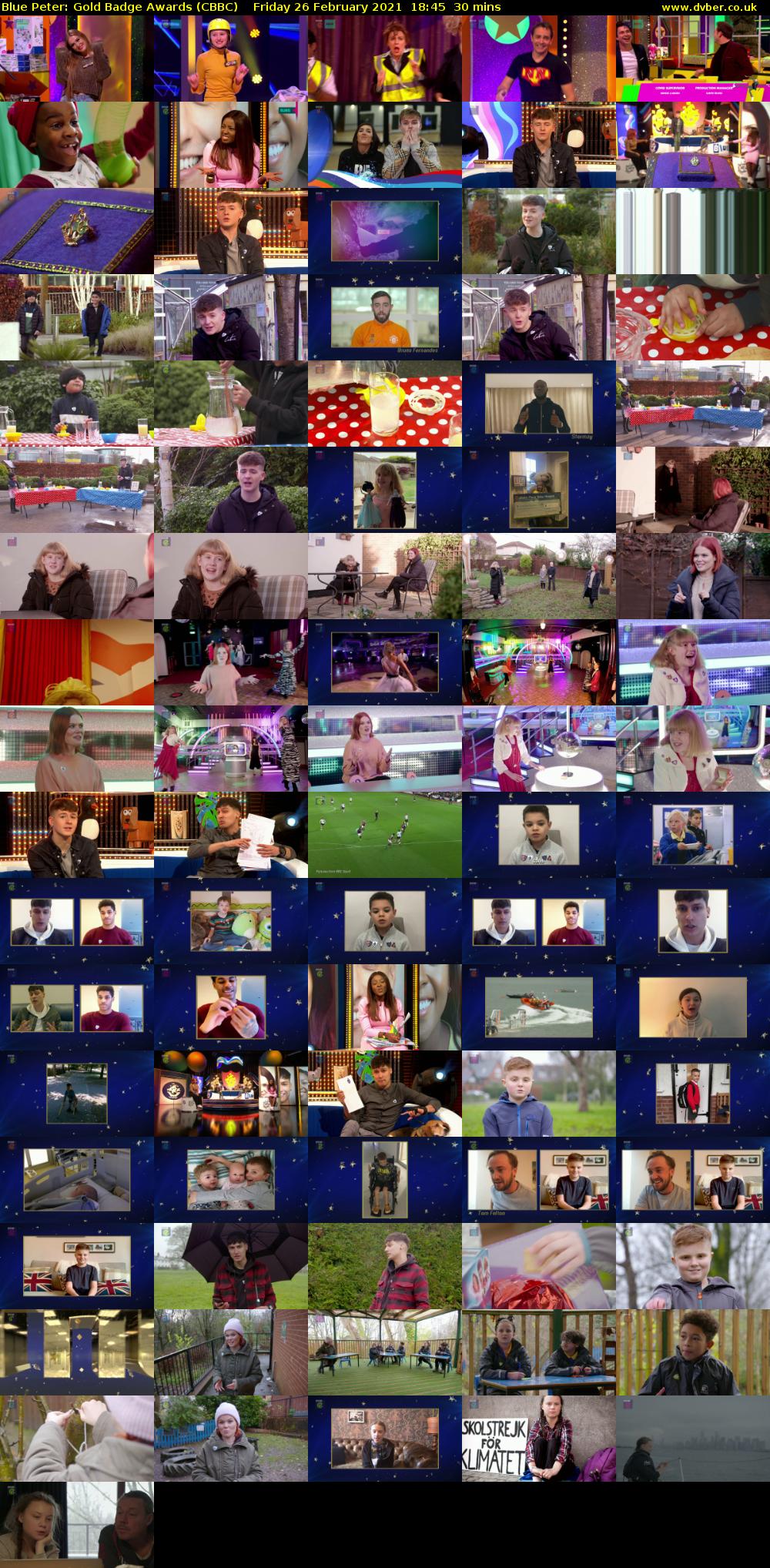 Blue Peter: Gold Badge Awards (CBBC) Friday 26 February 2021 18:45 - 19:15