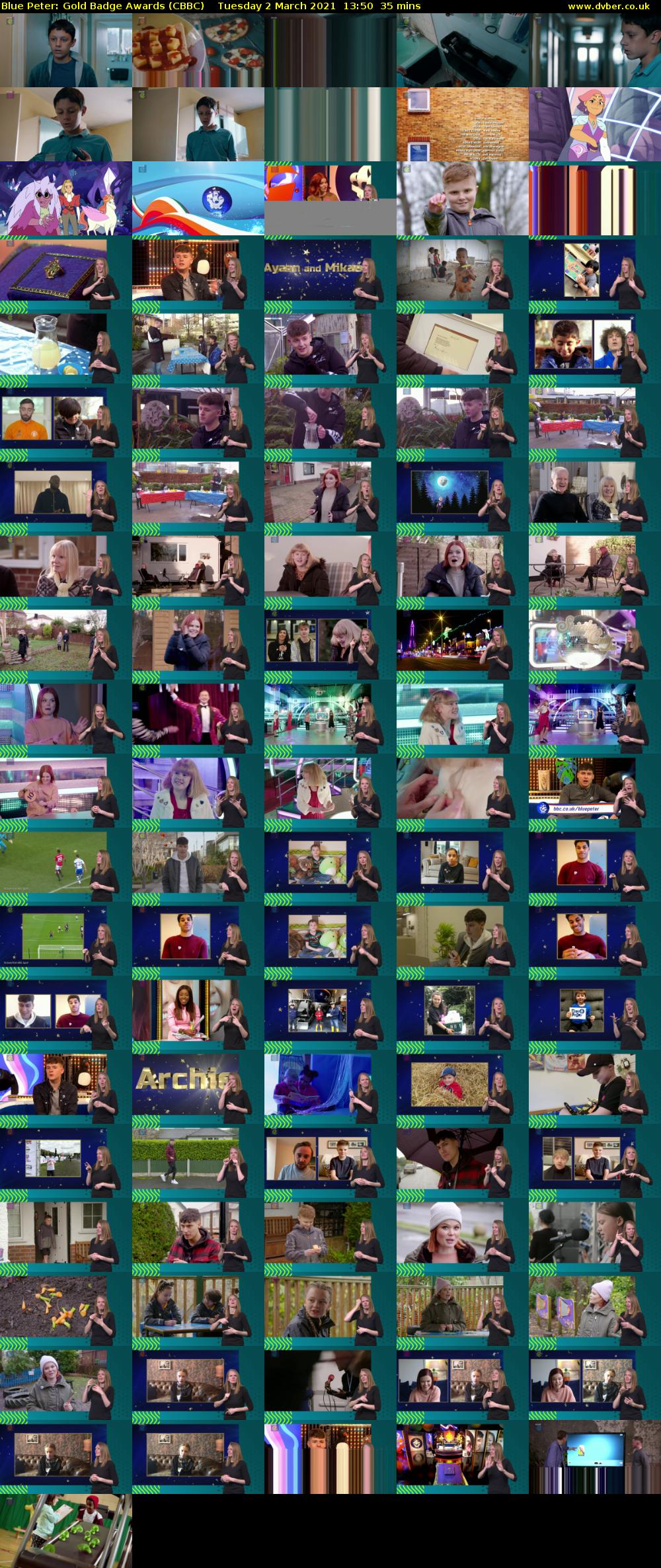 Blue Peter: Gold Badge Awards (CBBC) Tuesday 2 March 2021 13:50 - 14:25