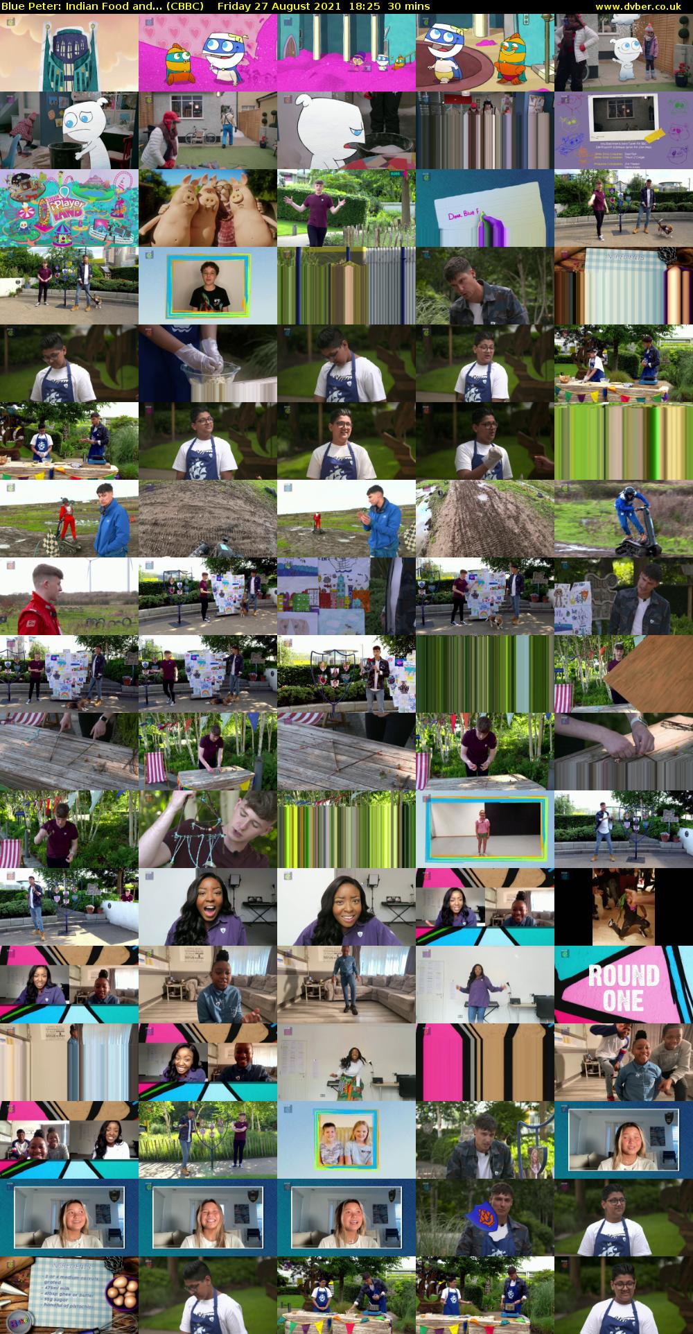 Blue Peter: Indian Food and... (CBBC) Friday 27 August 2021 18:25 - 18:55