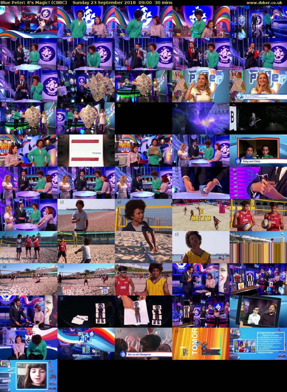 Blue Peter: It's Magic! (CBBC) Sunday 23 September 2018 09:00 - 09:30
