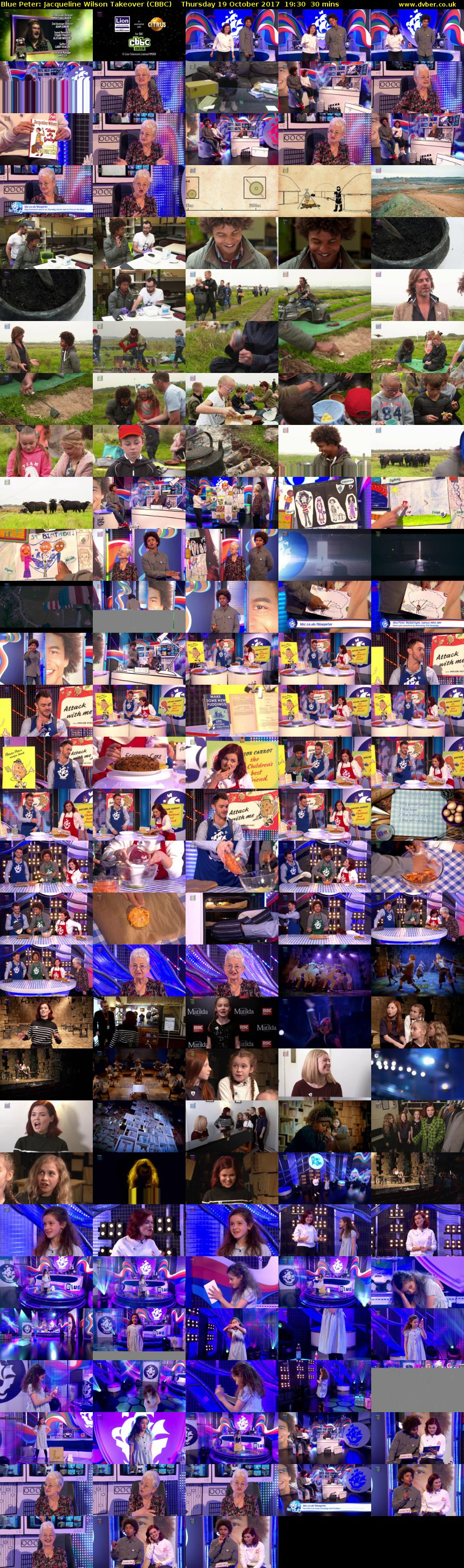 Blue Peter: Jacqueline Wilson Takeover (CBBC) Thursday 19 October 2017 19:30 - 20:00
