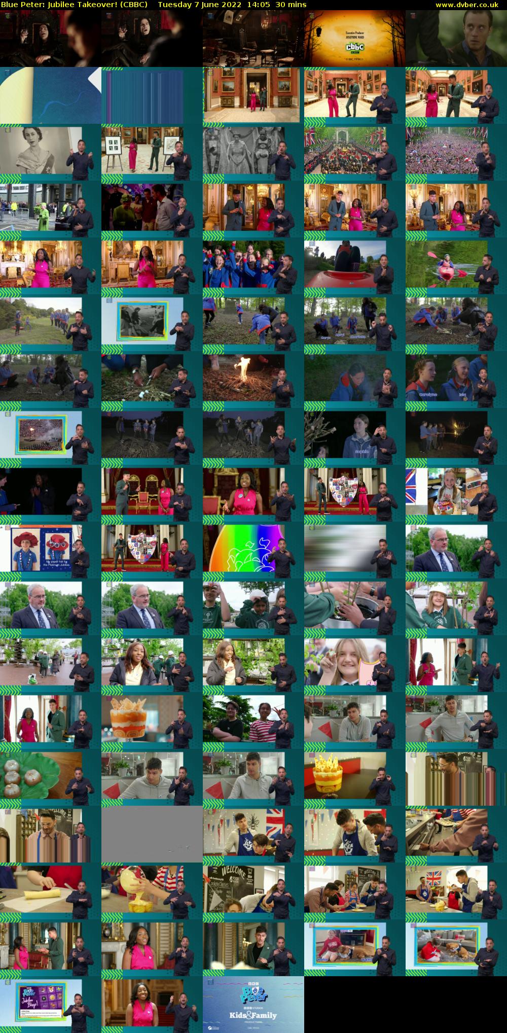 Blue Peter: Jubilee Takeover! (CBBC) Tuesday 7 June 2022 14:05 - 14:35
