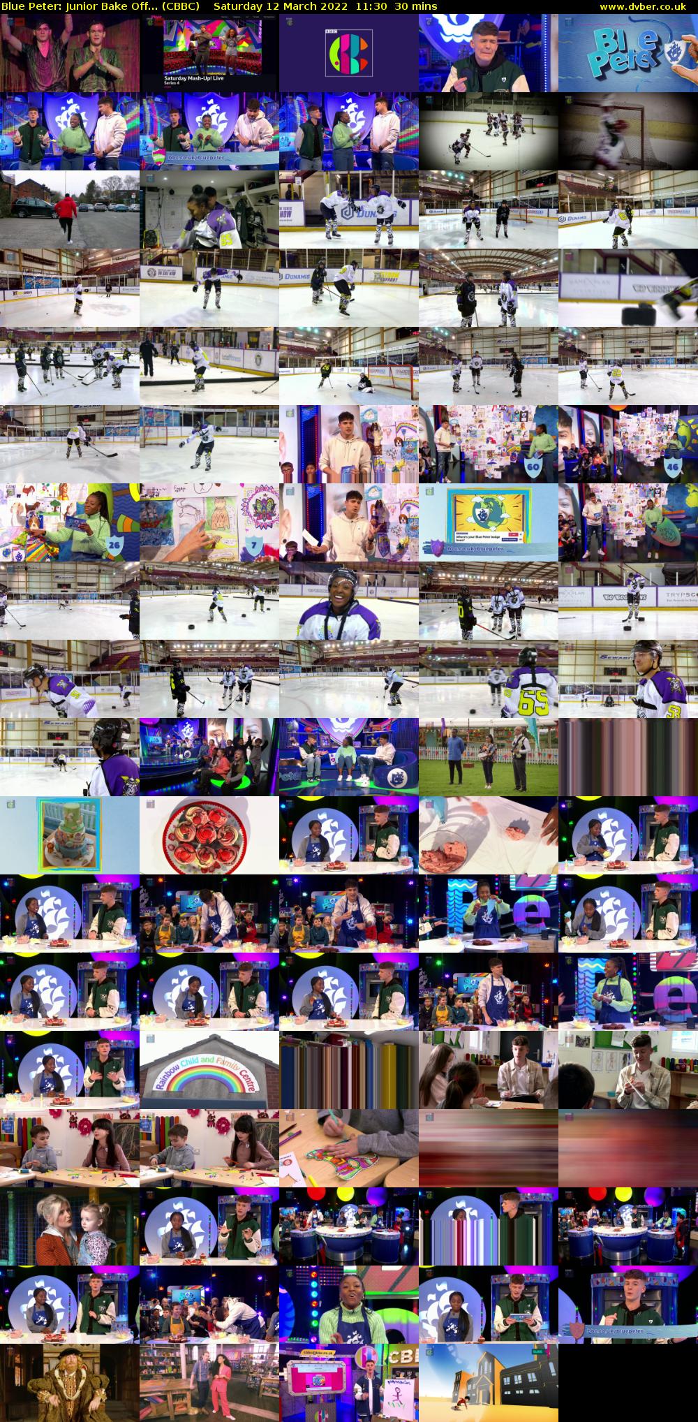 Blue Peter: Junior Bake Off... (CBBC) Saturday 12 March 2022 11:30 - 12:00