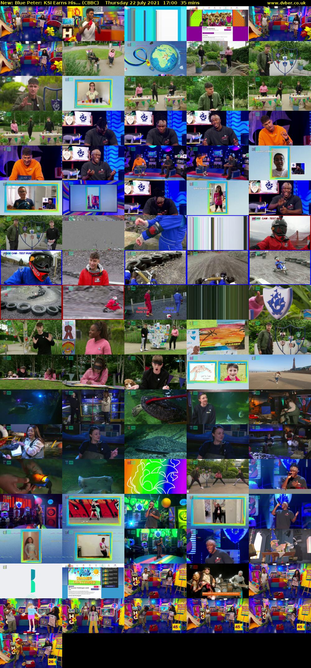 Blue Peter: KSI Earns His... (CBBC) Thursday 22 July 2021 17:00 - 17:35