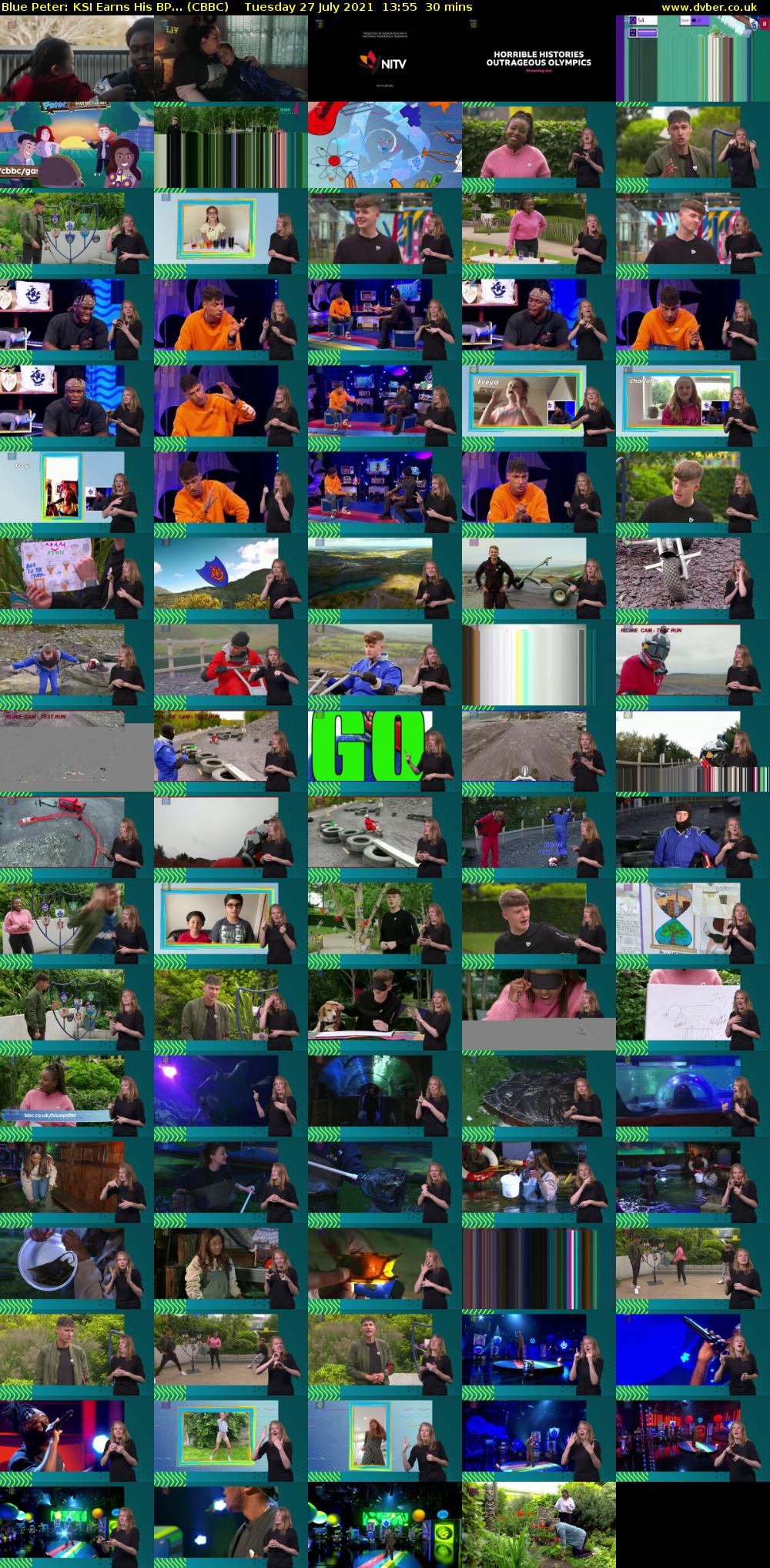 Blue Peter: KSI Earns His BP... (CBBC) Tuesday 27 July 2021 13:55 - 14:25
