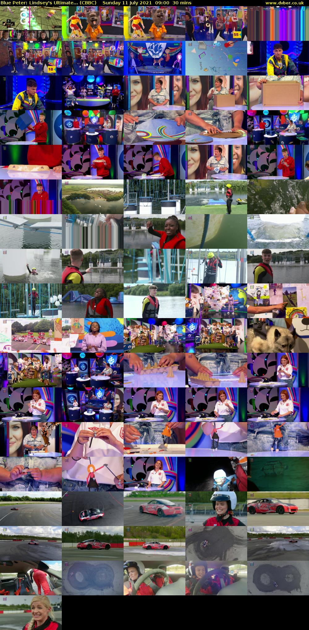 Blue Peter: Lindsey's Ultimate... (CBBC) Sunday 11 July 2021 09:00 - 09:30