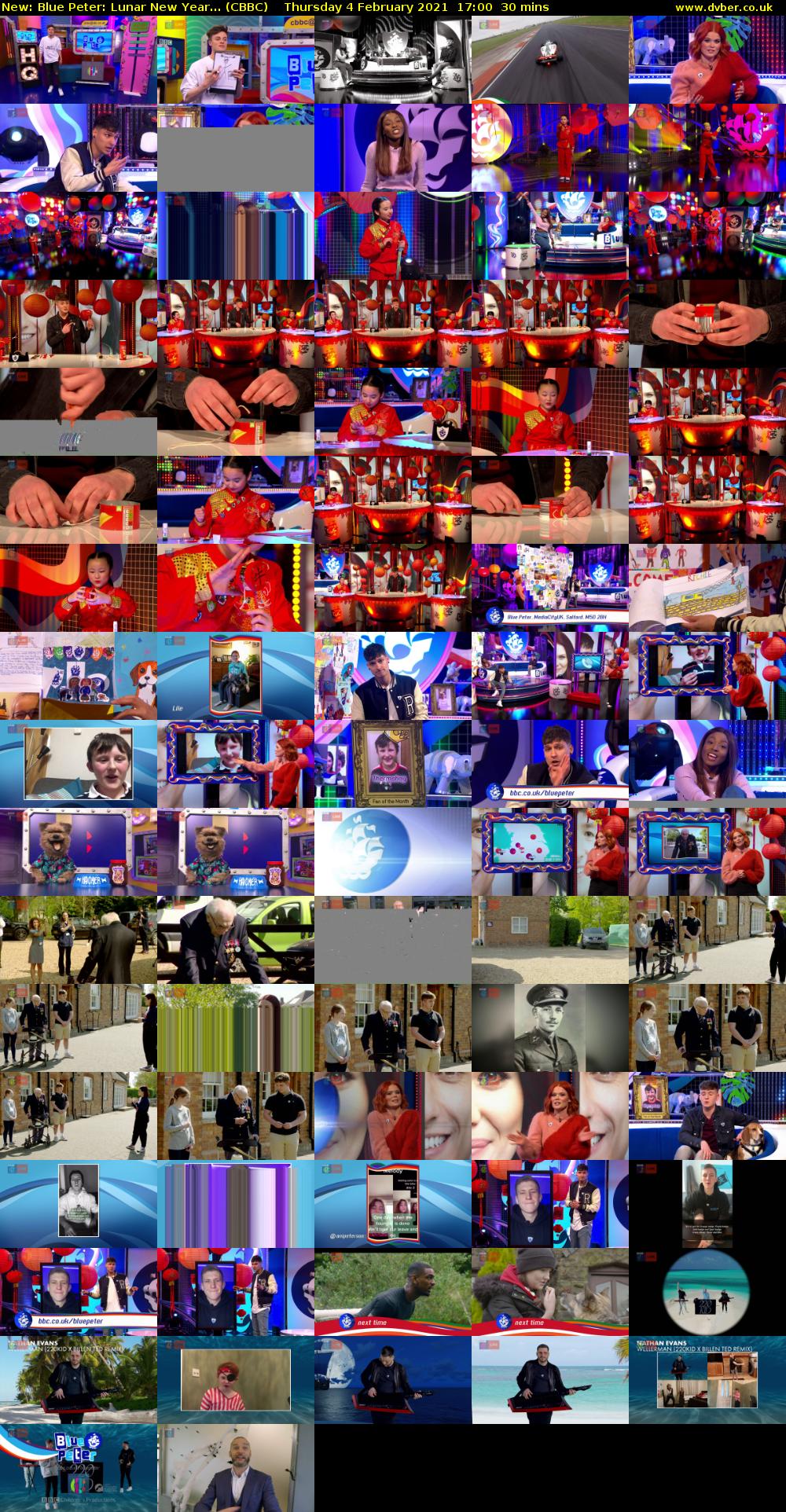 Blue Peter: Lunar New Year... (CBBC) Thursday 4 February 2021 17:00 - 17:30