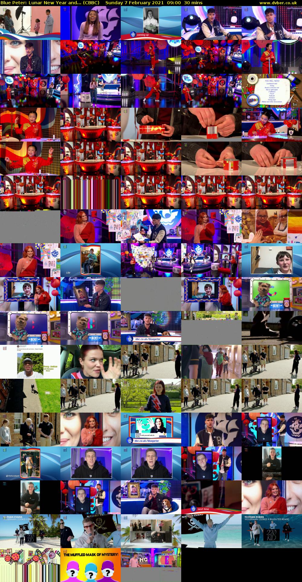 Blue Peter: Lunar New Year and... (CBBC) Sunday 7 February 2021 09:00 - 09:30