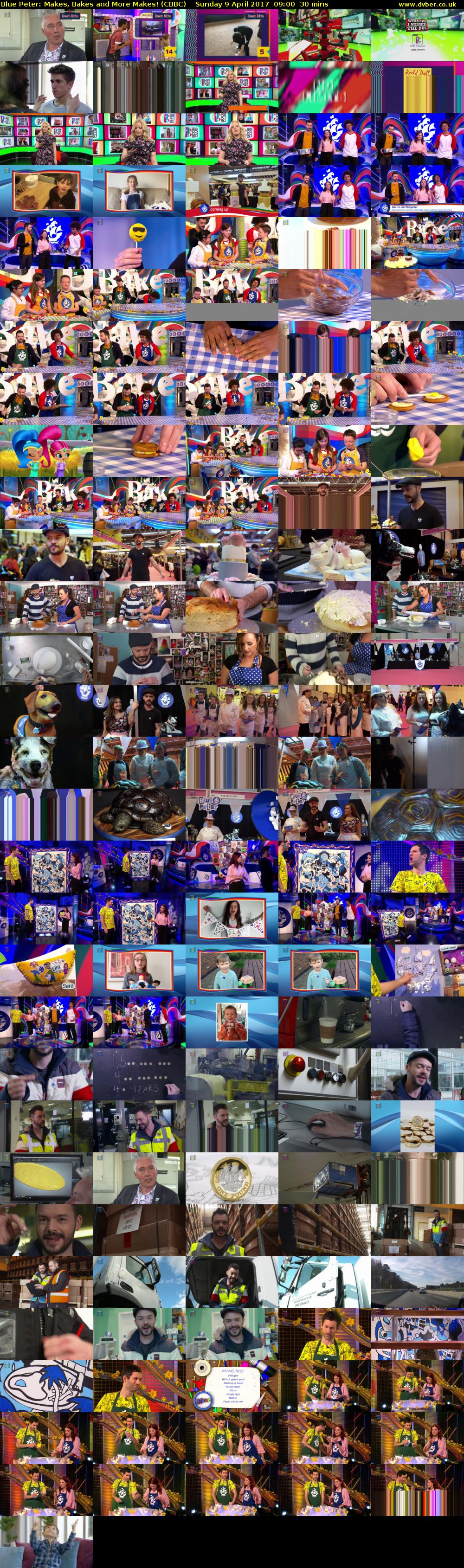 Blue Peter: Makes, Bakes and More Makes! (CBBC) Sunday 9 April 2017 09:00 - 09:30