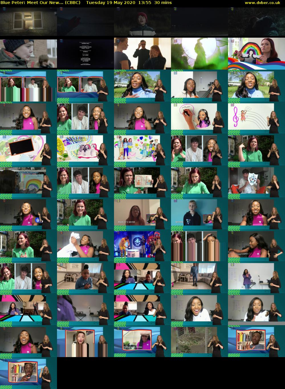 Blue Peter: Meet Our New... (CBBC) Tuesday 19 May 2020 13:55 - 14:25