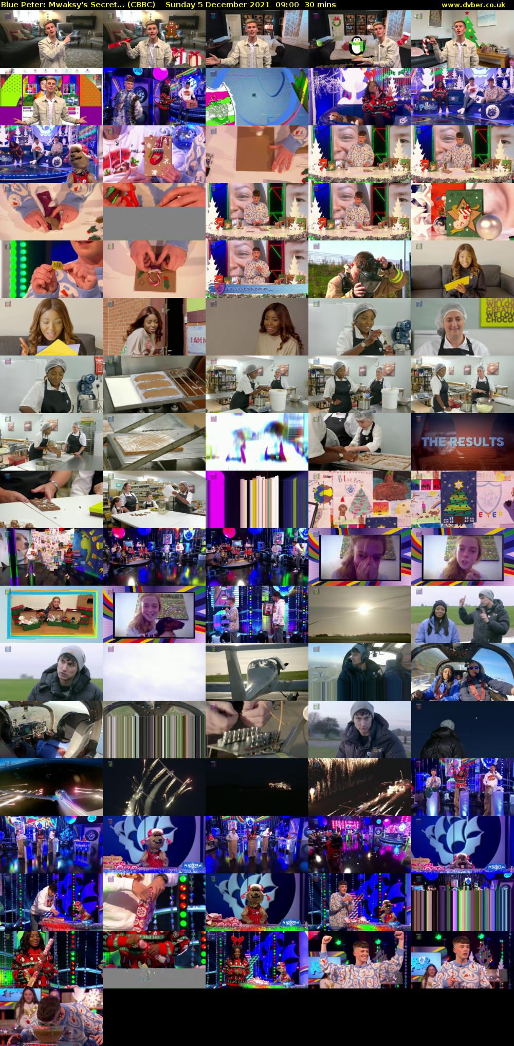 Blue Peter: Mwaksy's Secret... (CBBC) Sunday 5 December 2021 09:00 - 09:30