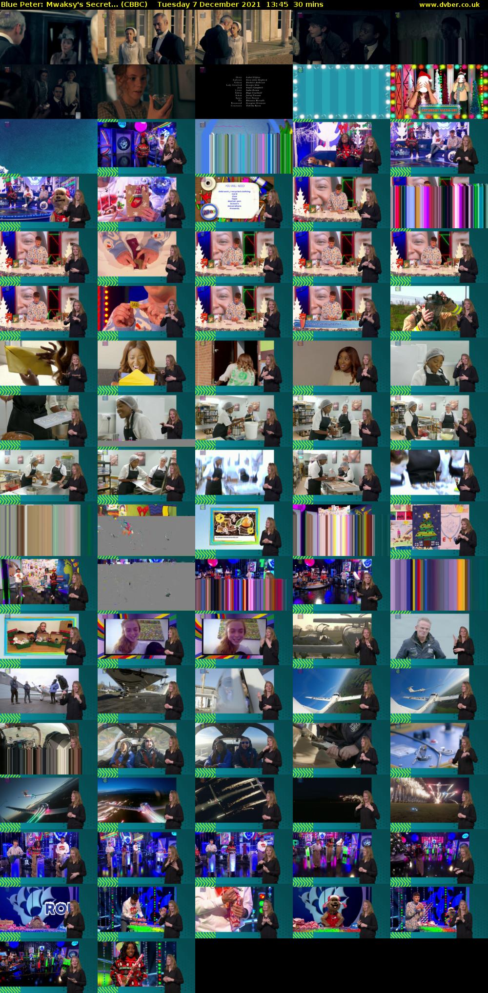 Blue Peter: Mwaksy's Secret... (CBBC) Tuesday 7 December 2021 13:45 - 14:15