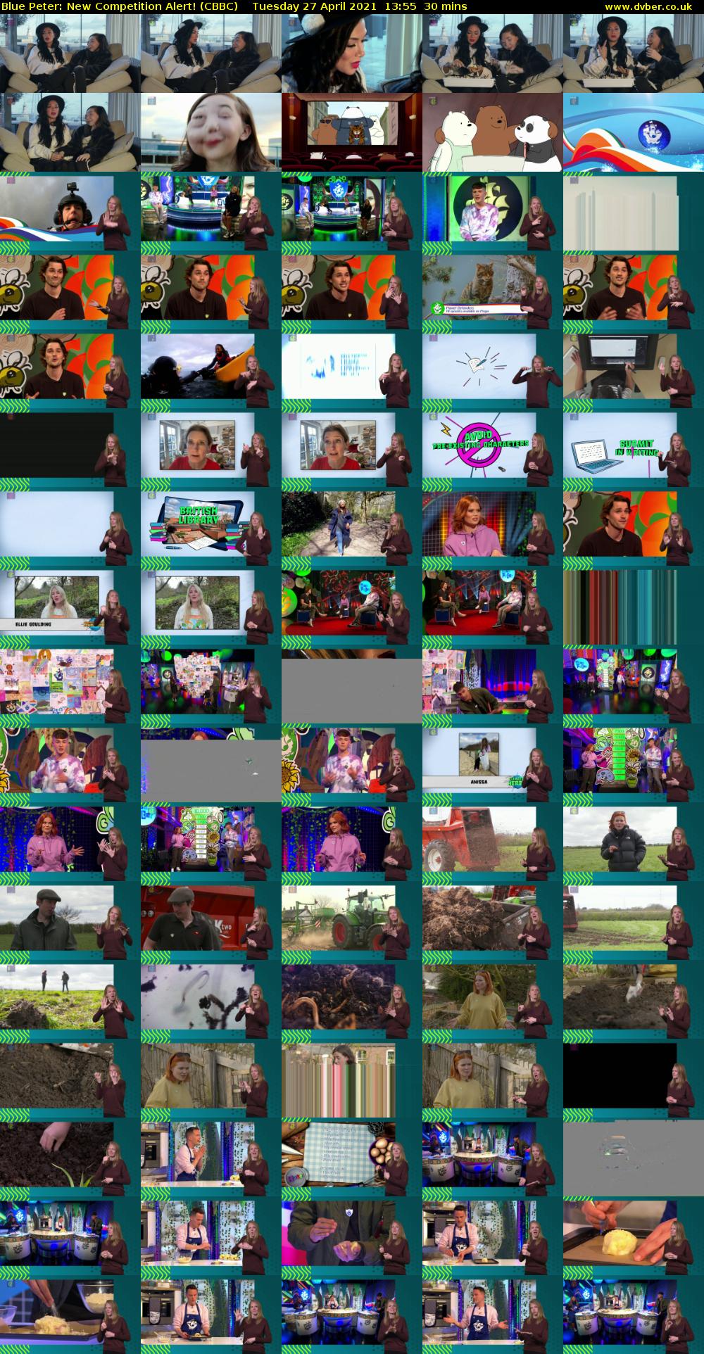 Blue Peter: New Competition Alert! (CBBC) Tuesday 27 April 2021 13:55 - 14:25